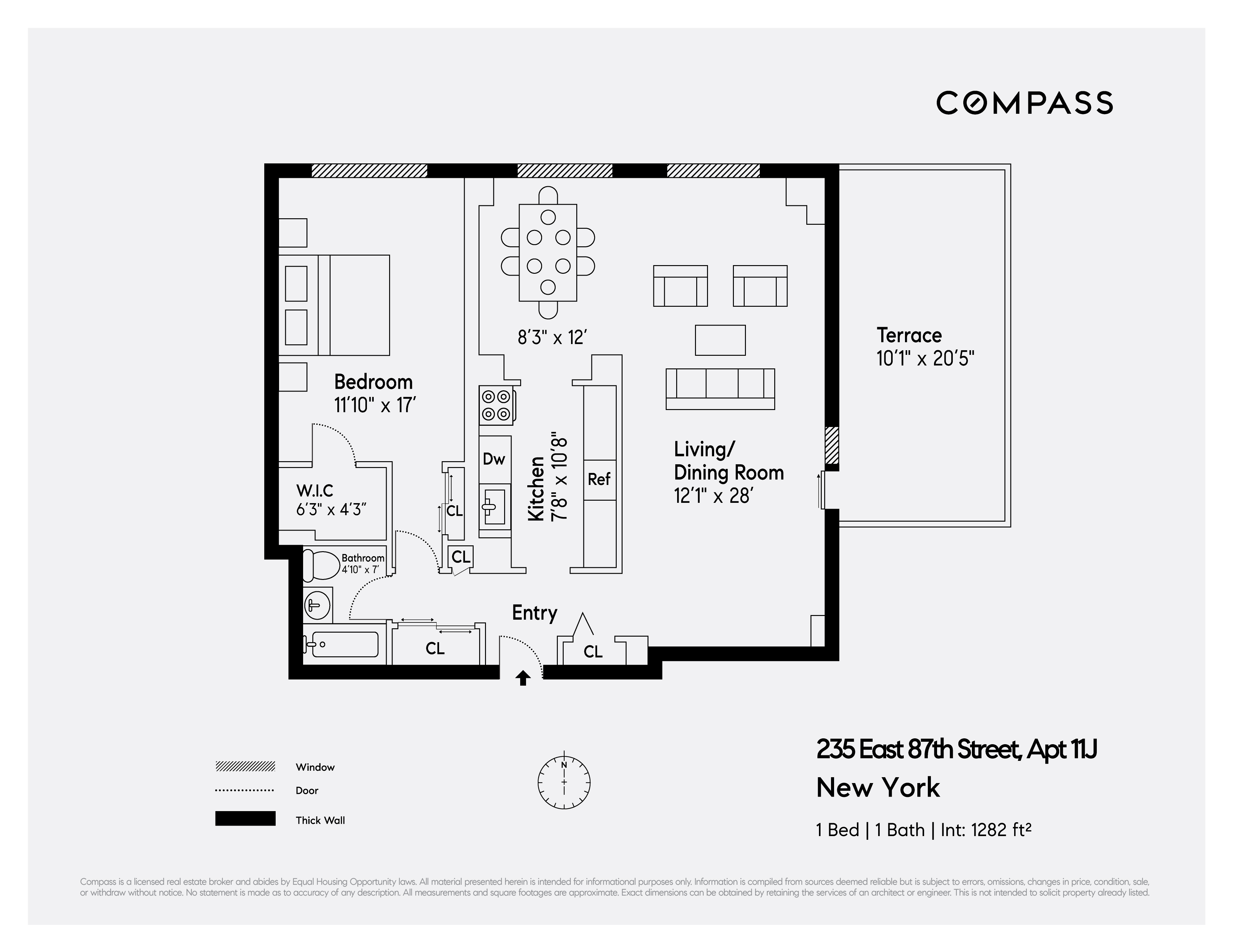 Floorplan for 235 East 87th Street, 11J