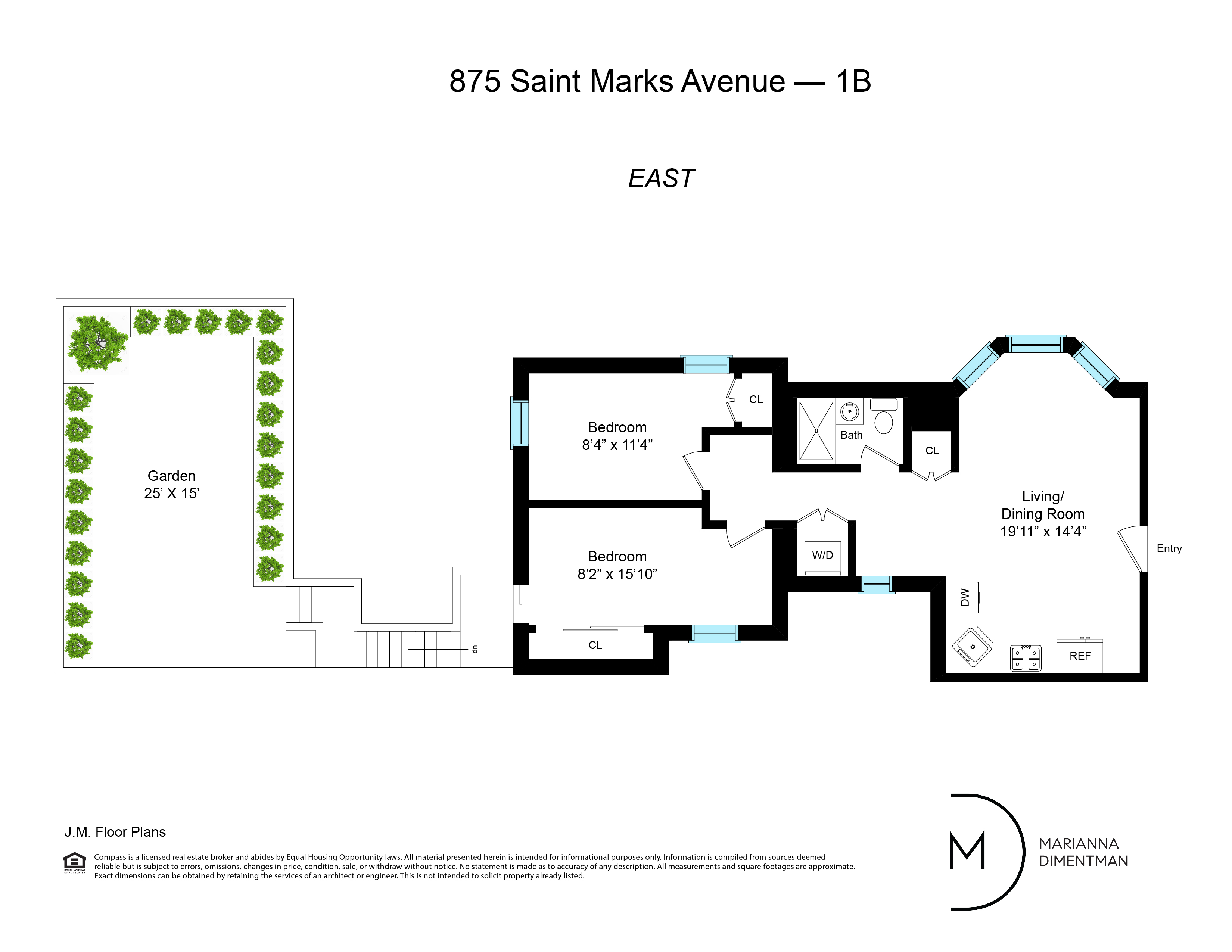 Floorplan for 875 St Marks Avenue, 1B