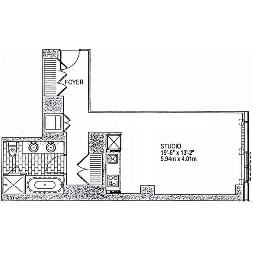 Floorplan for 18 West 48th Street, 5E