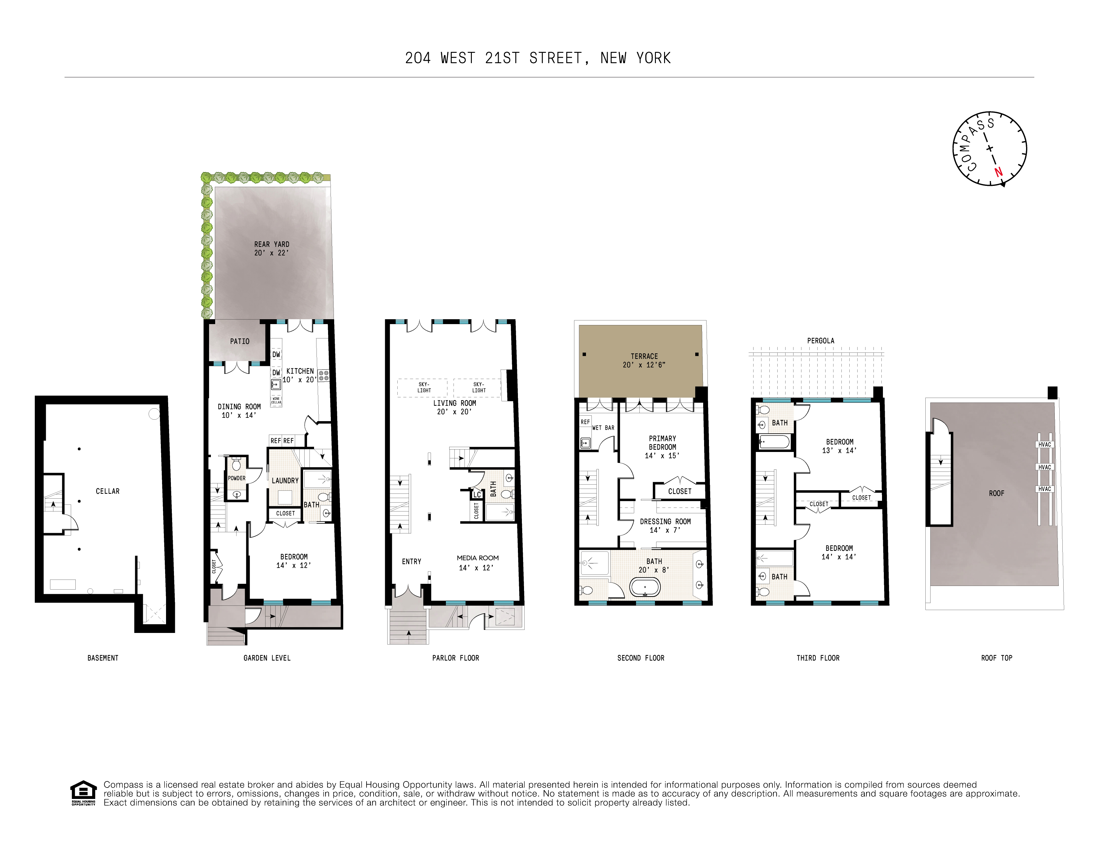 Floorplan for 204 West 21st Street