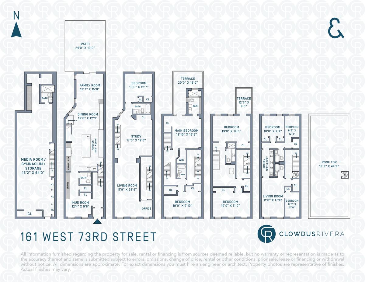 Floorplan for 161 West 73rd Street