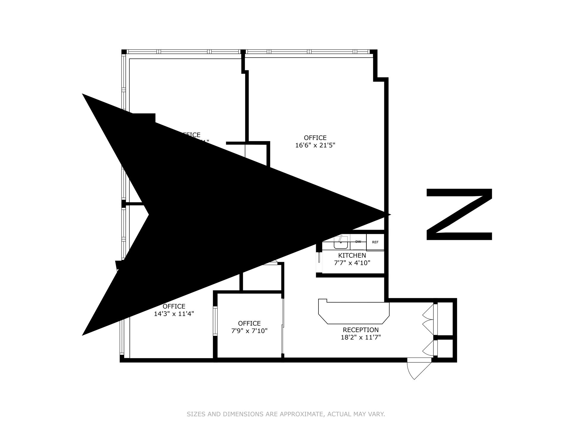 Floorplan for 50 West 47th Street, 1609