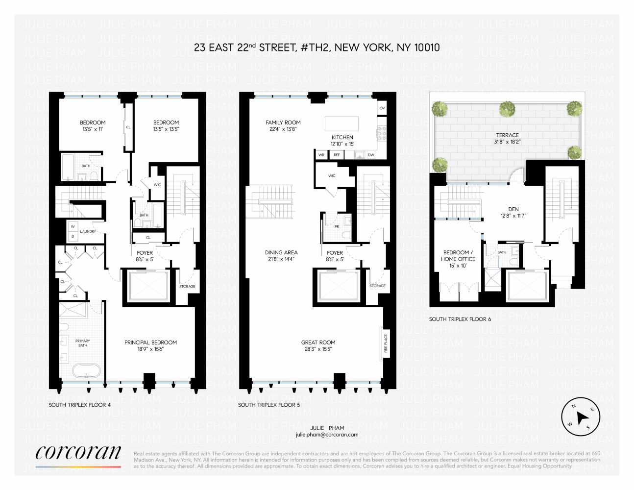 Floorplan for 23 East 22nd Street, TRIPLEX