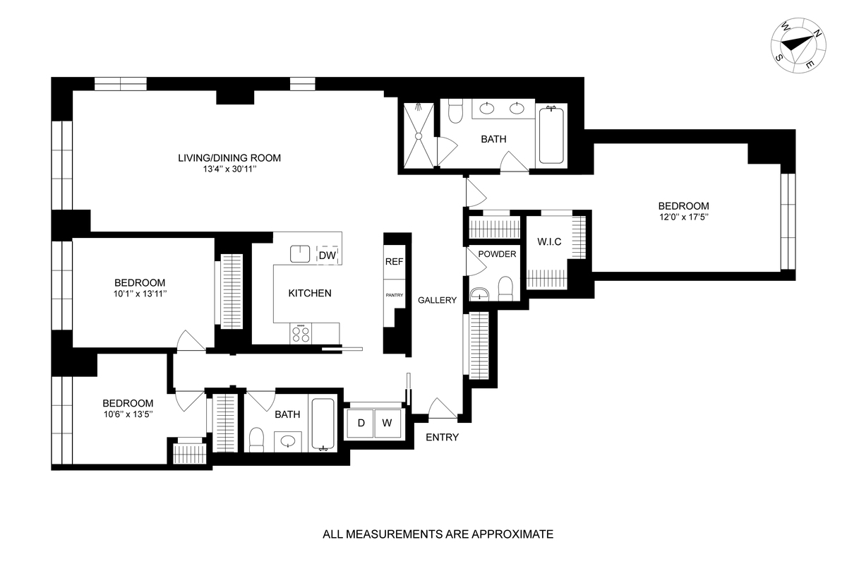 Floorplan for 261 West 25th Street, 8D