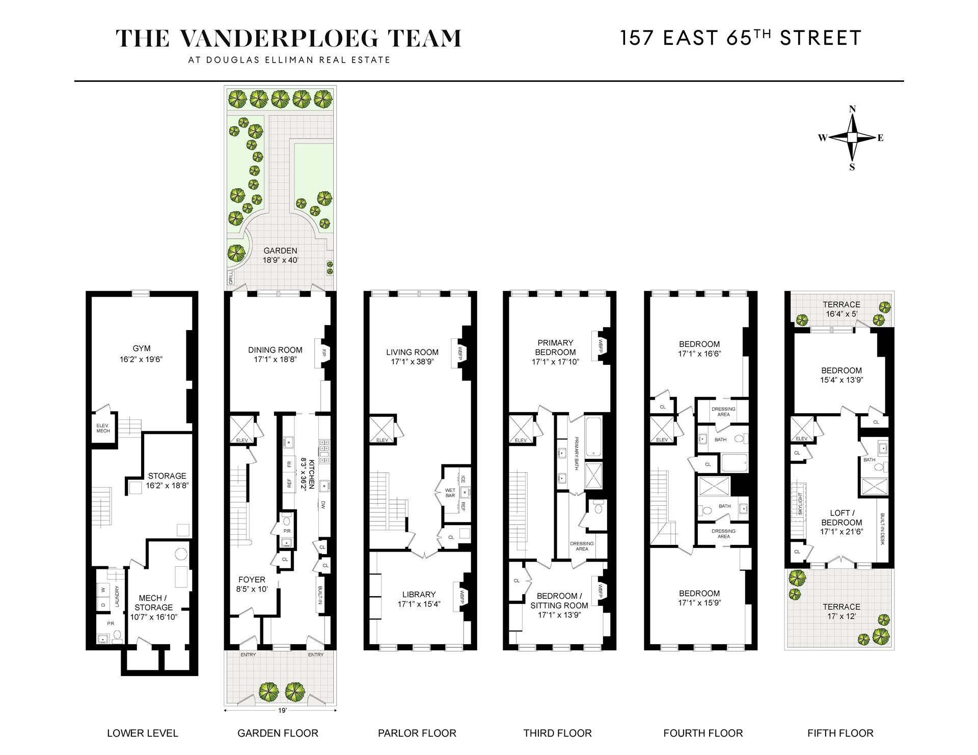 Floorplan for 157 East 65th Street