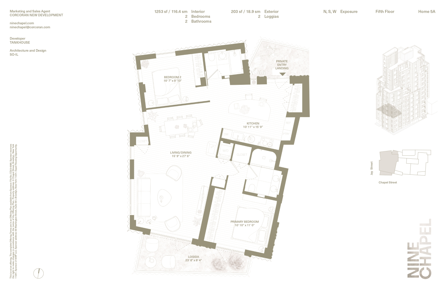 Floorplan for 9 Chapel Street, 5A