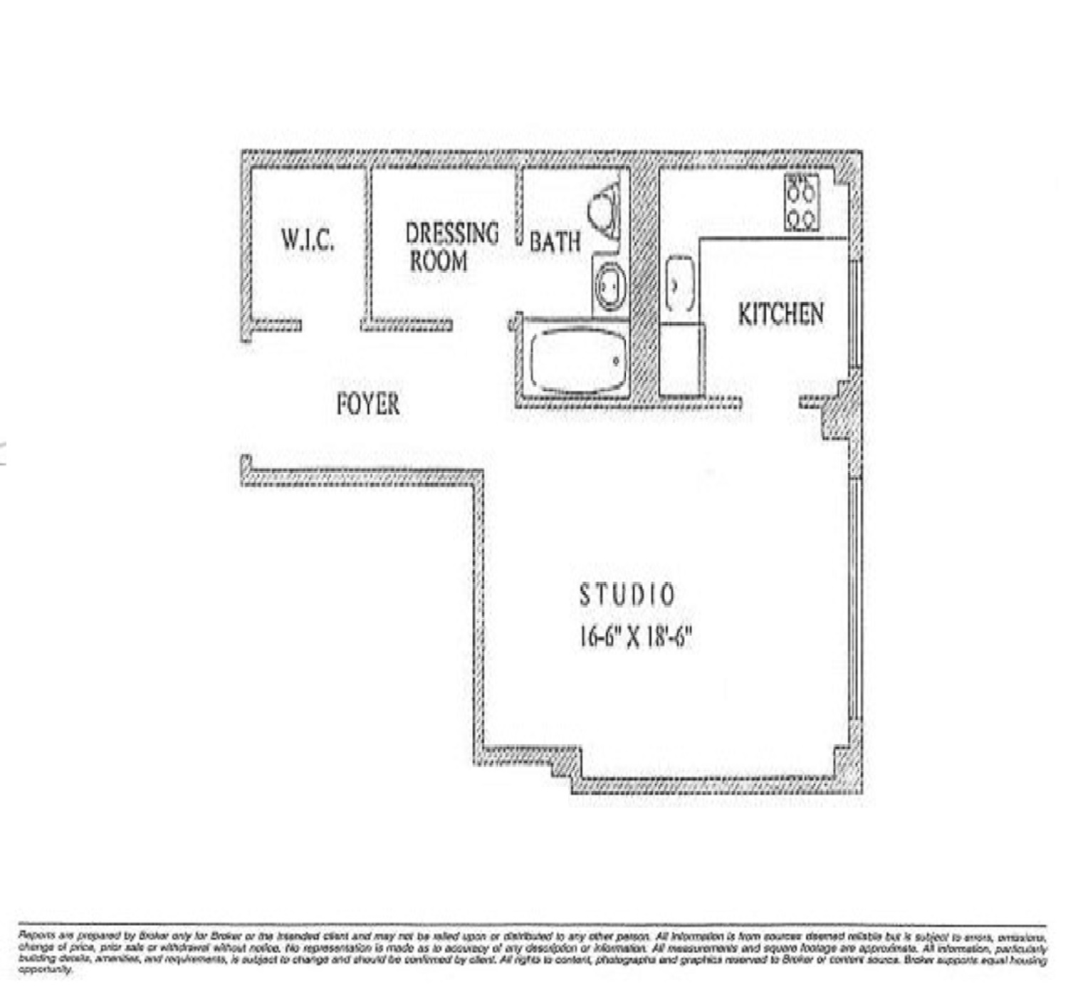 Floorplan for 116 Central Park, 10G