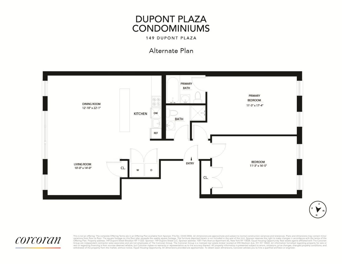 Floorplan for 149 Dupont Street, 2