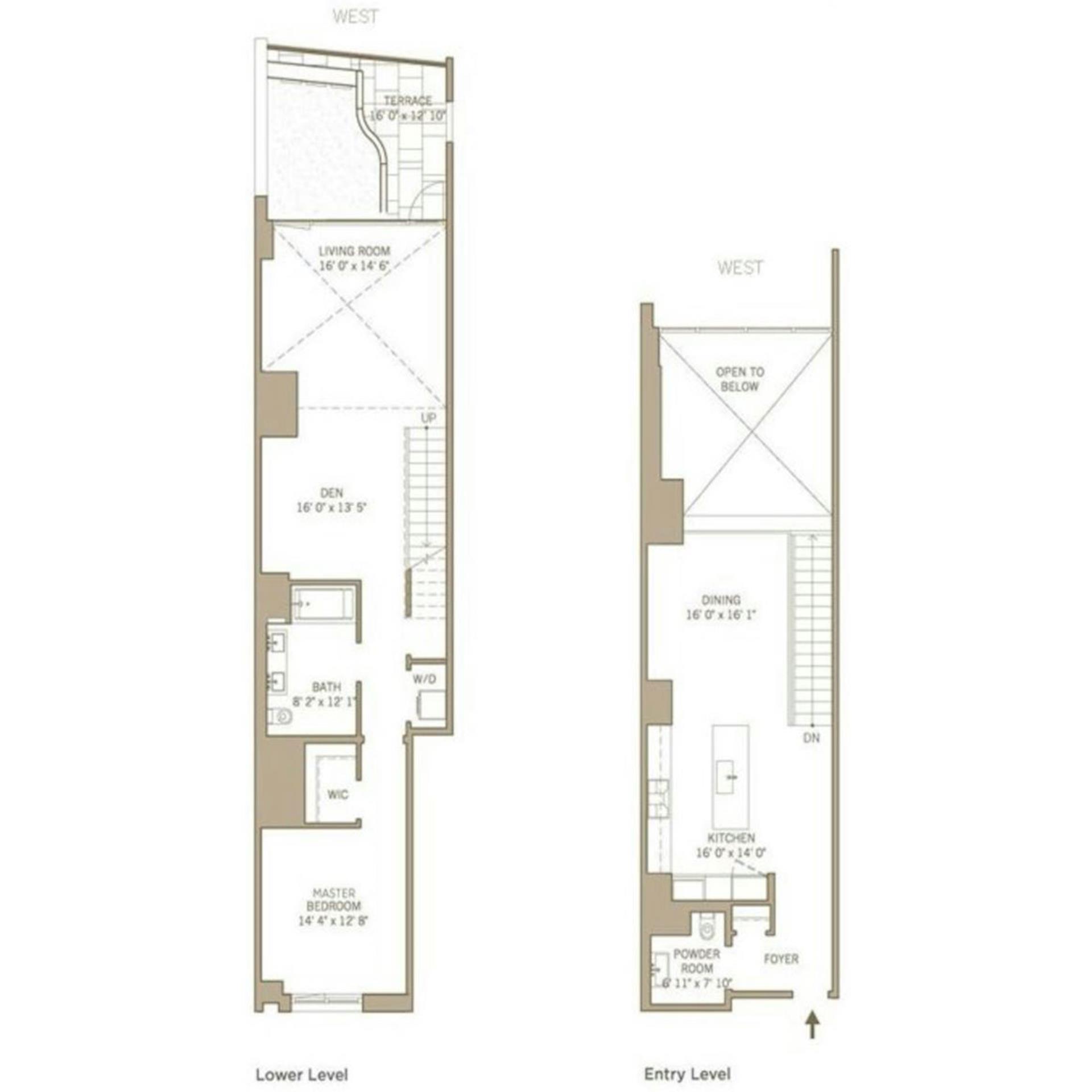 Floorplan for 90 Furman Street, N805