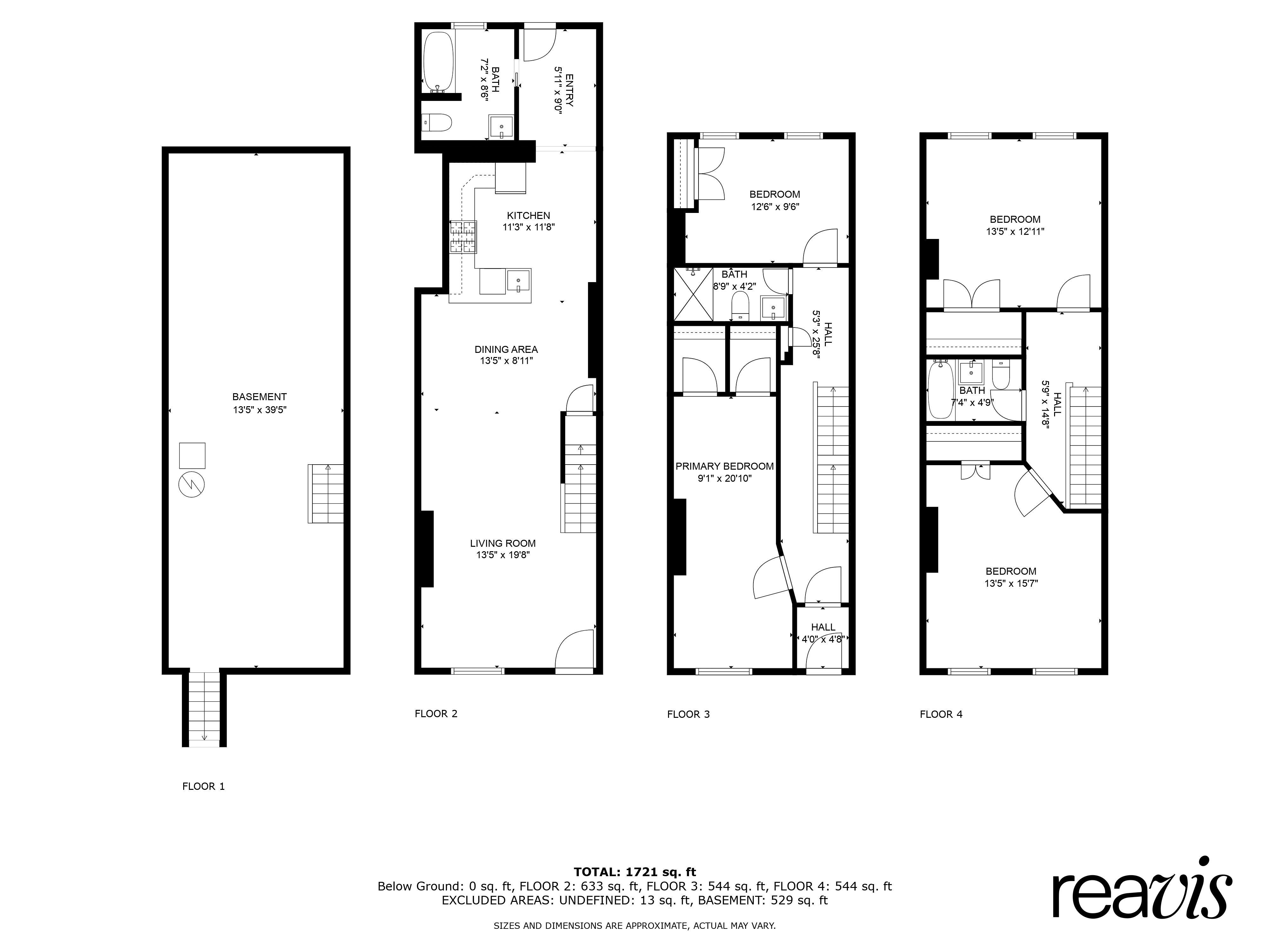 Floorplan for 34 Rochester Avenue