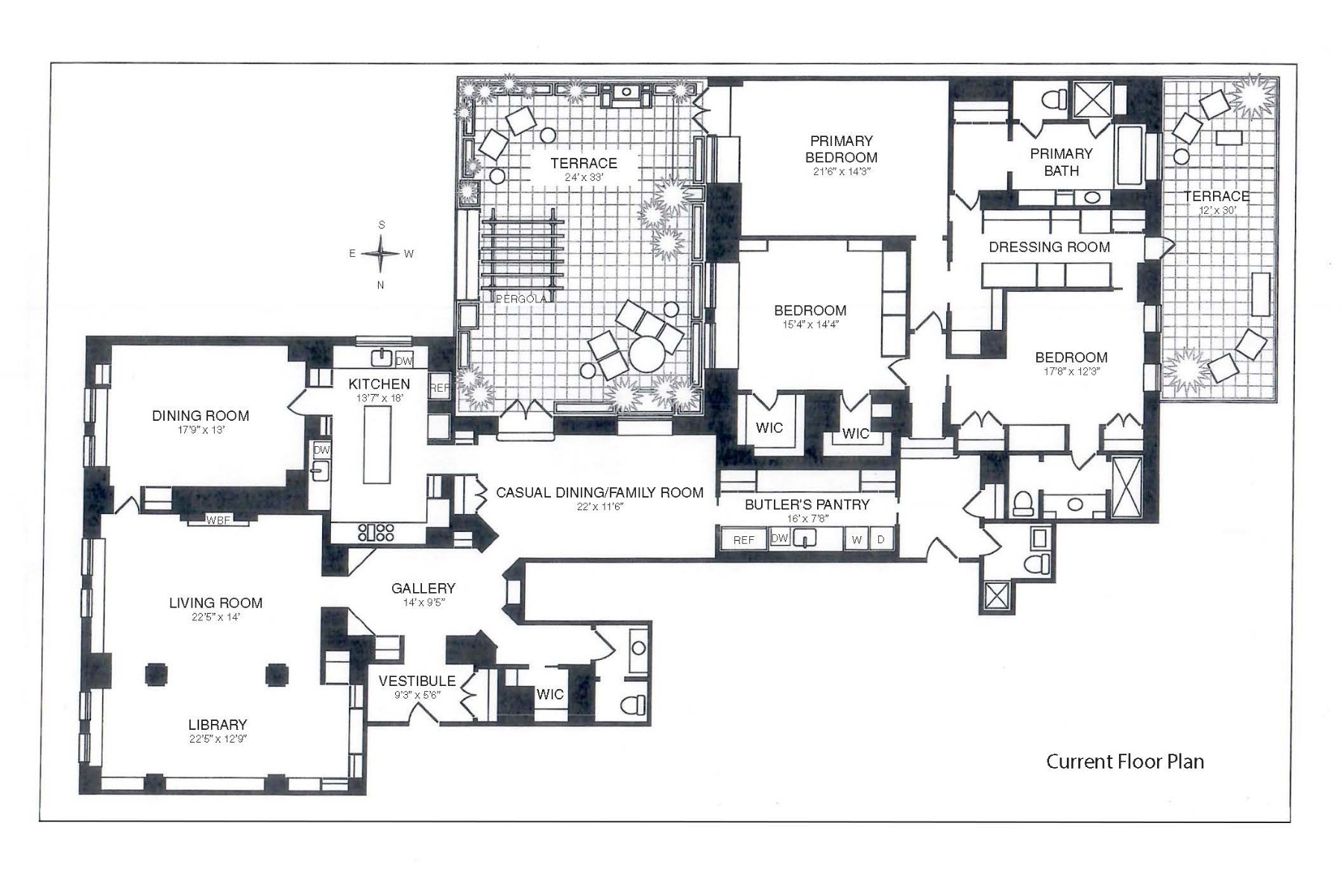 Floorplan for 610 Park Avenue, 2BC