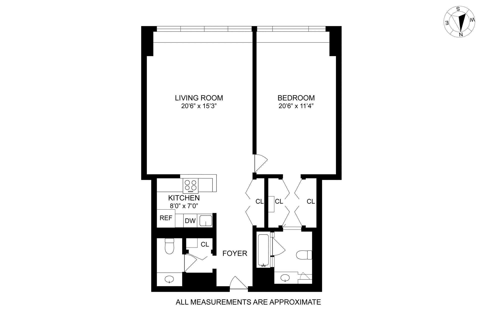 Floorplan for 15 West 53rd Street, 42C