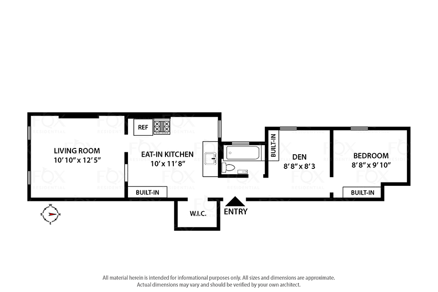 Floorplan for 8 Bethune Street, 15