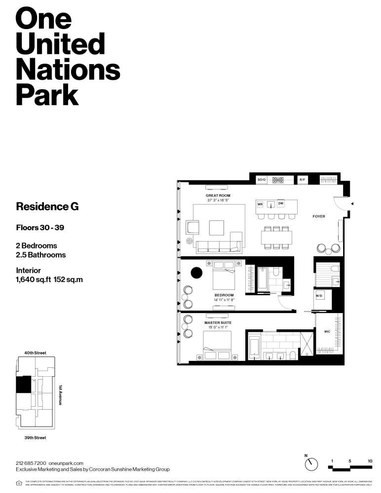 Floorplan for 695 1st Avenue, 38G