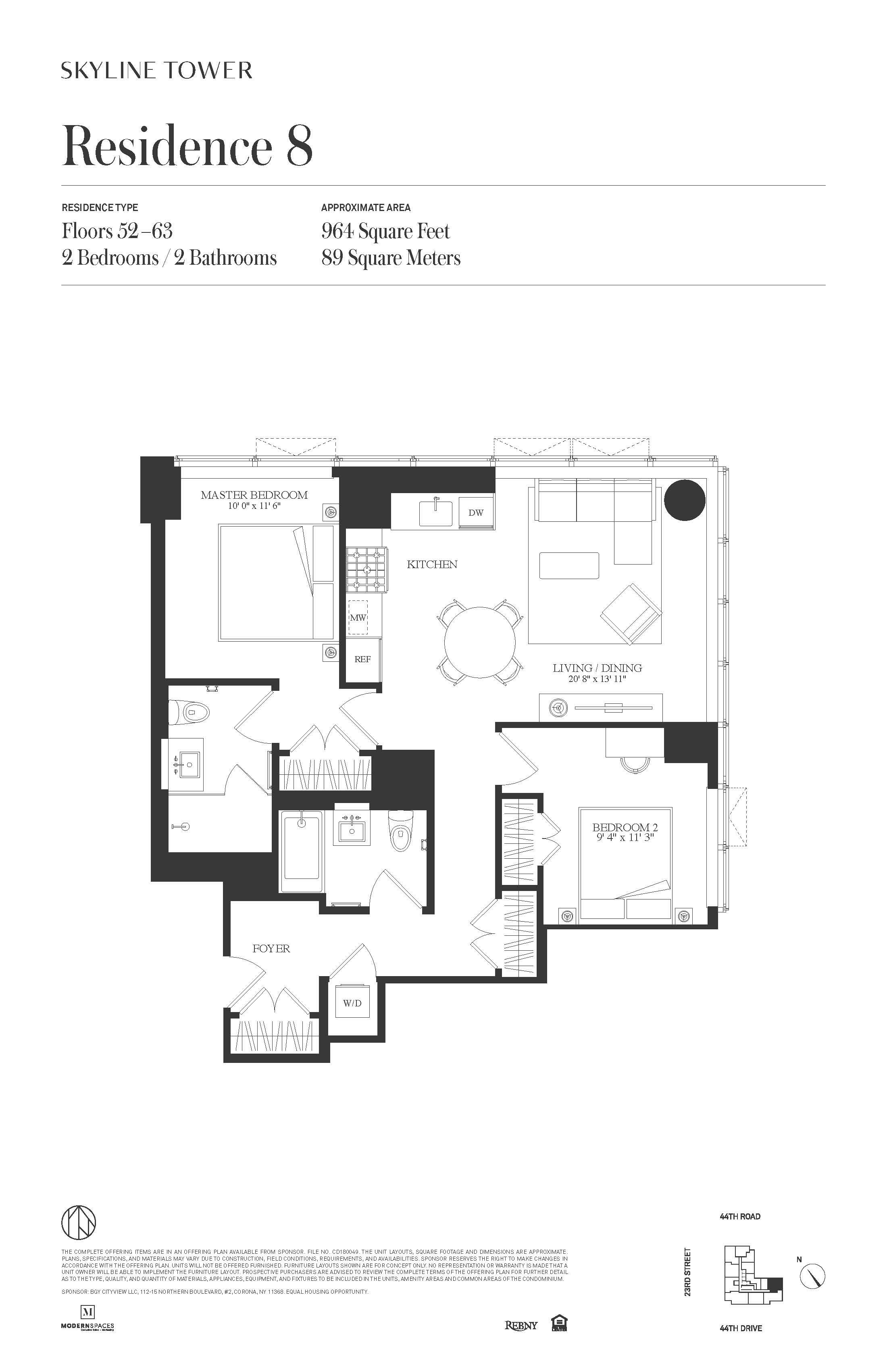 Floorplan for 3 Court Square, 5708