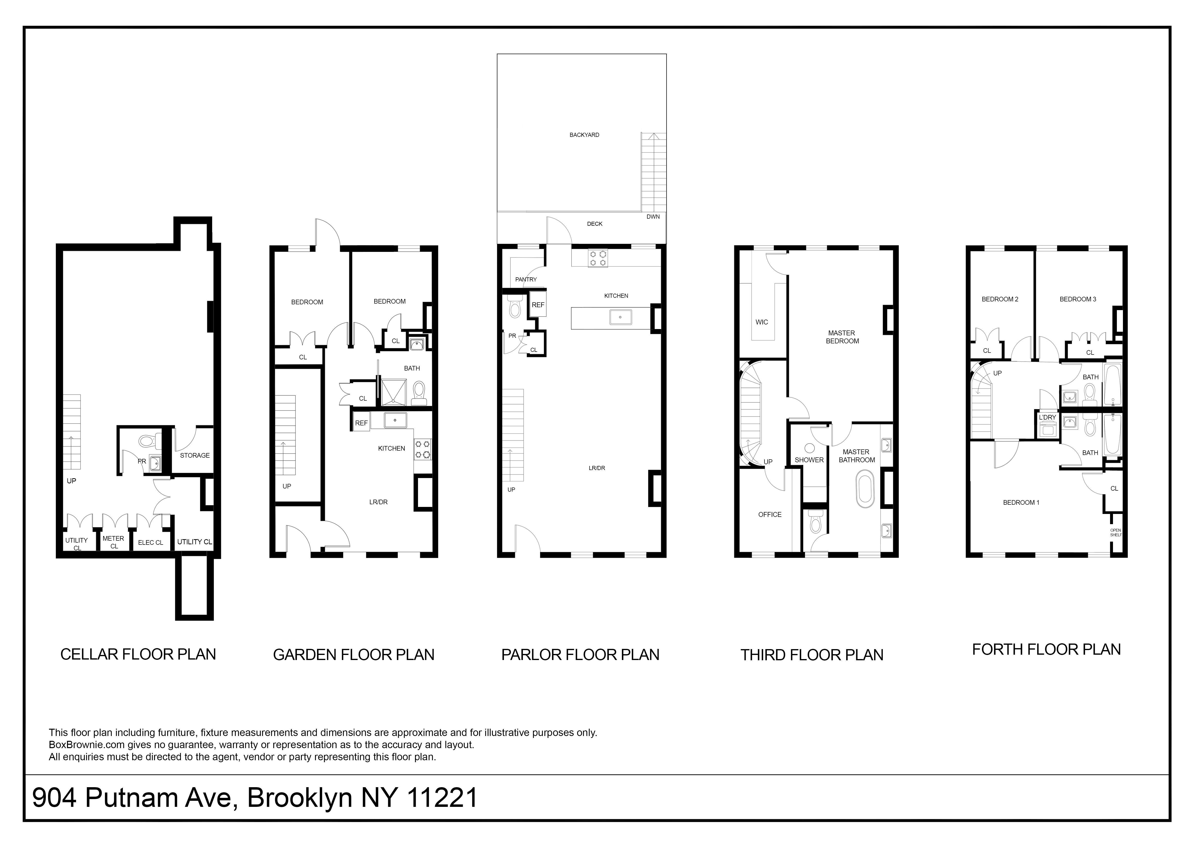 Floorplan for 904 Putnam Avenue