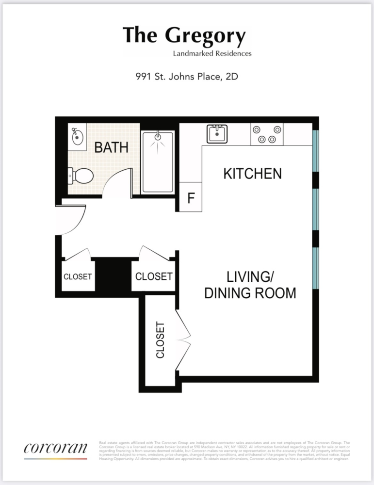 Floorplan for 991 St Johns Place, 2D