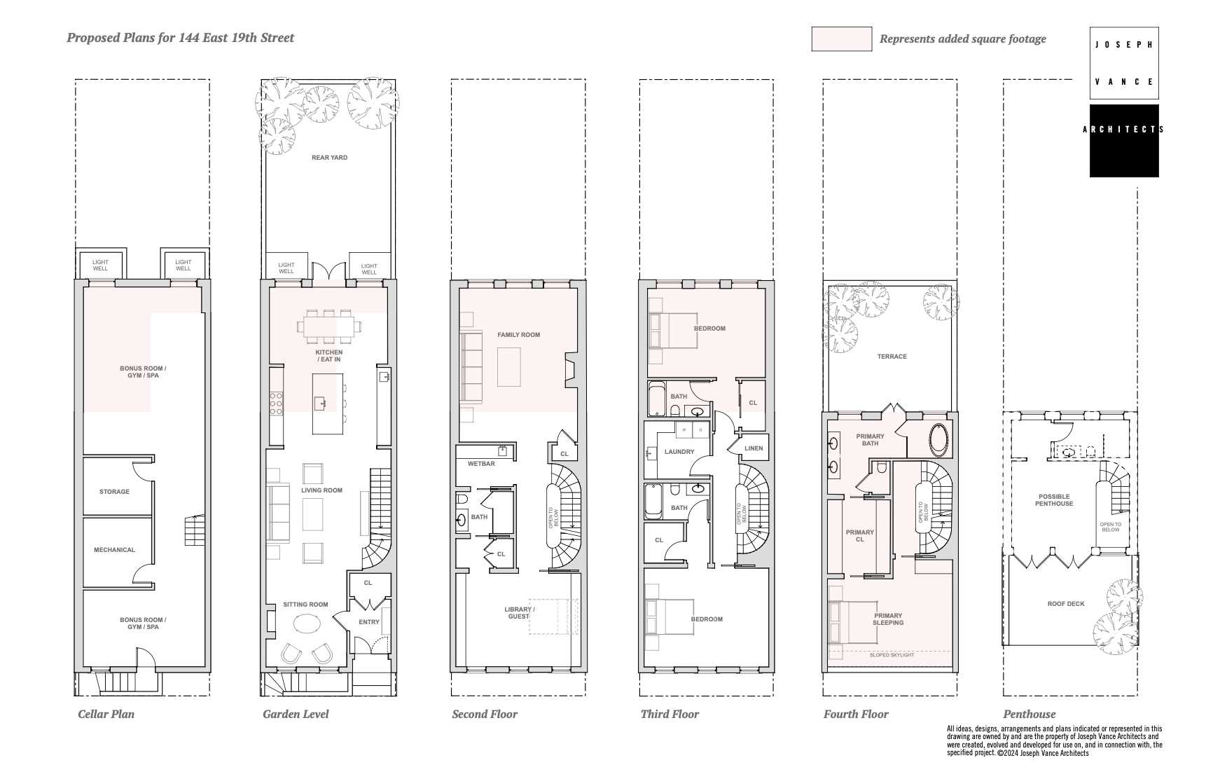 Floorplan for 144 East 19th Street