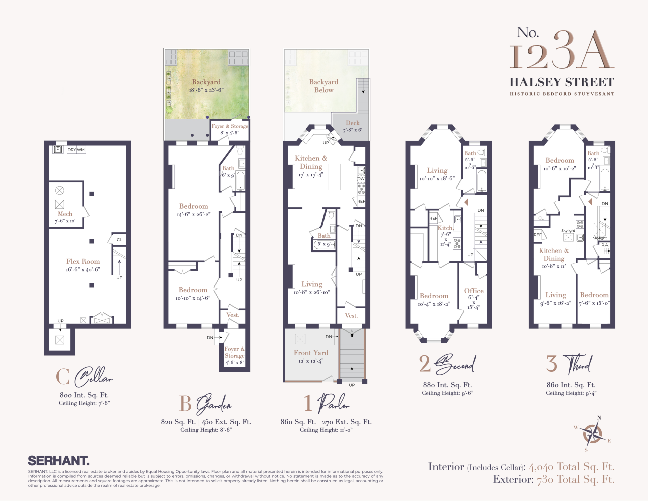 Floorplan for 123 Halsey Street