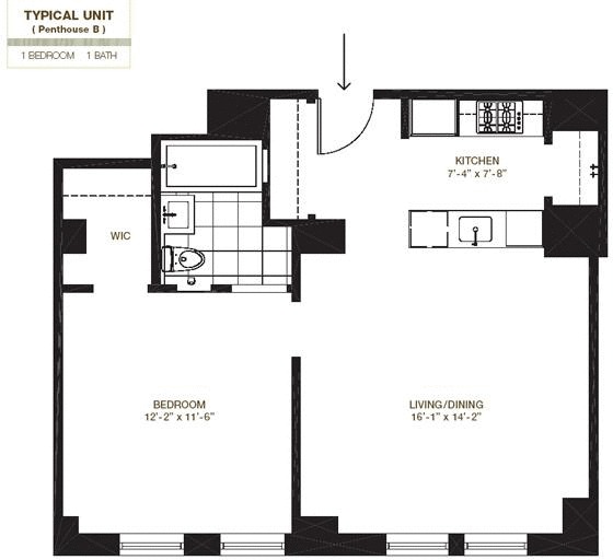 Floorplan for 71 Nassau Street, PHB