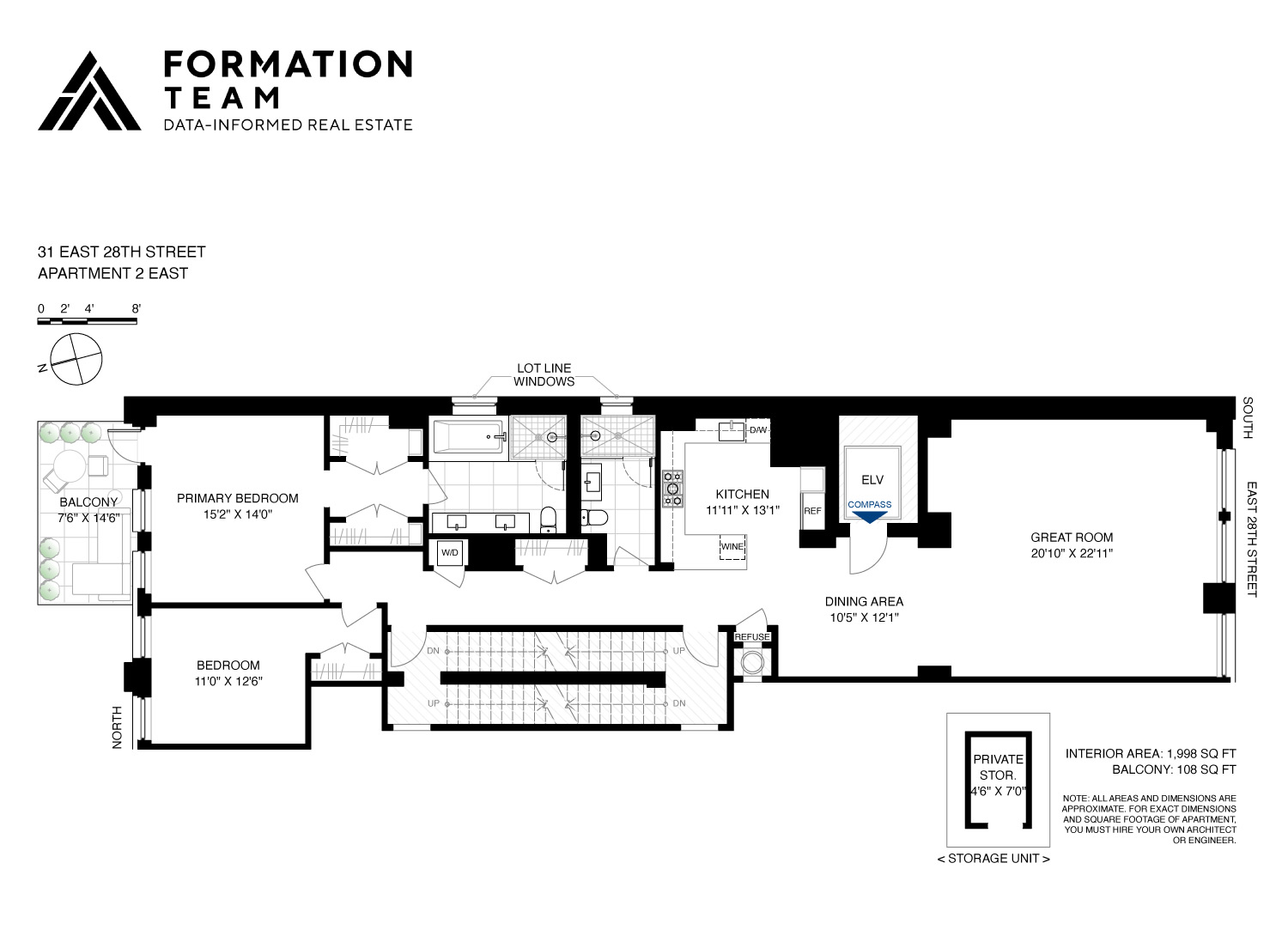 Floorplan for 31 East 28th Street, 2E