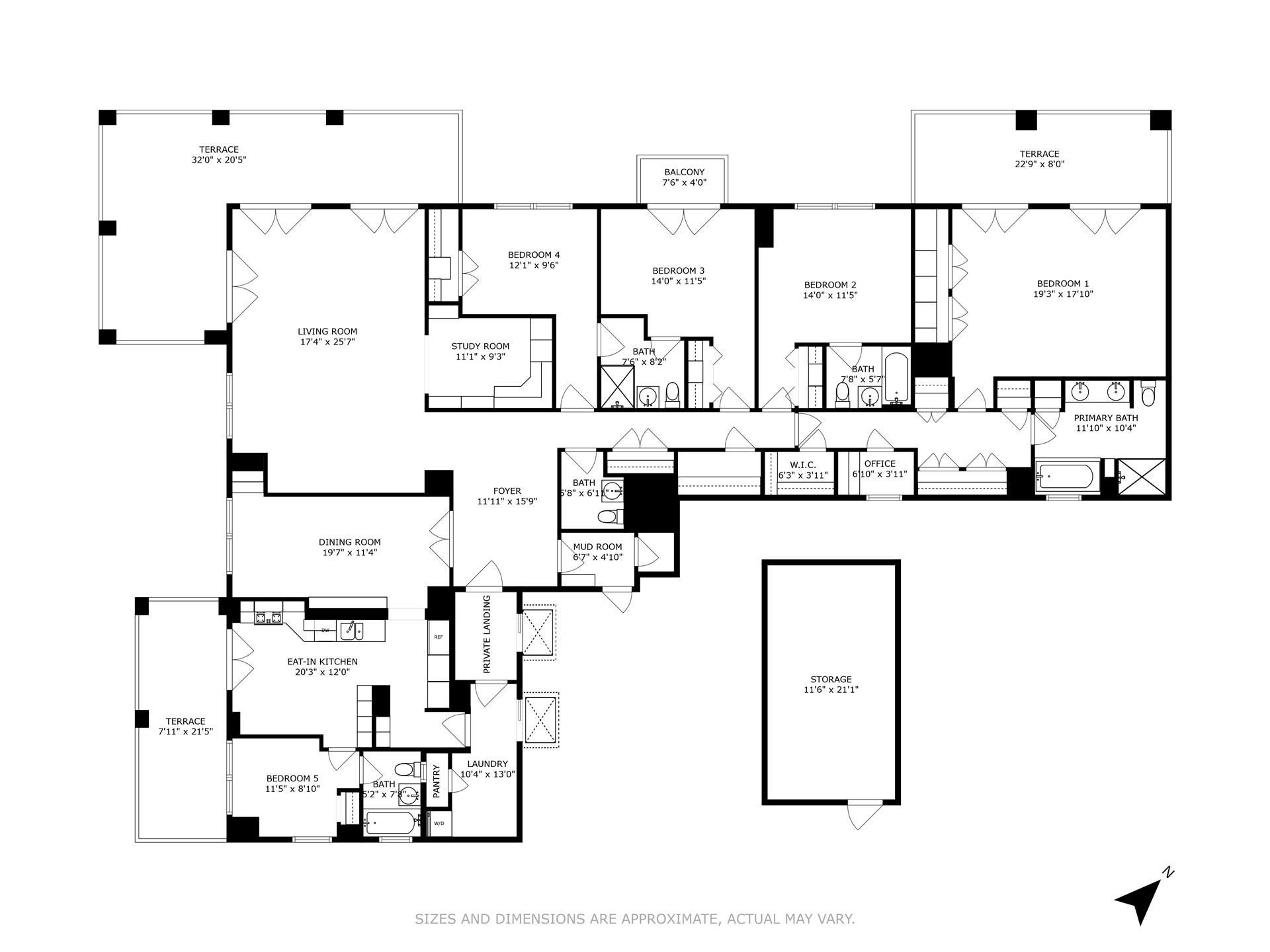 Floorplan for 145 East 76th Street, 11