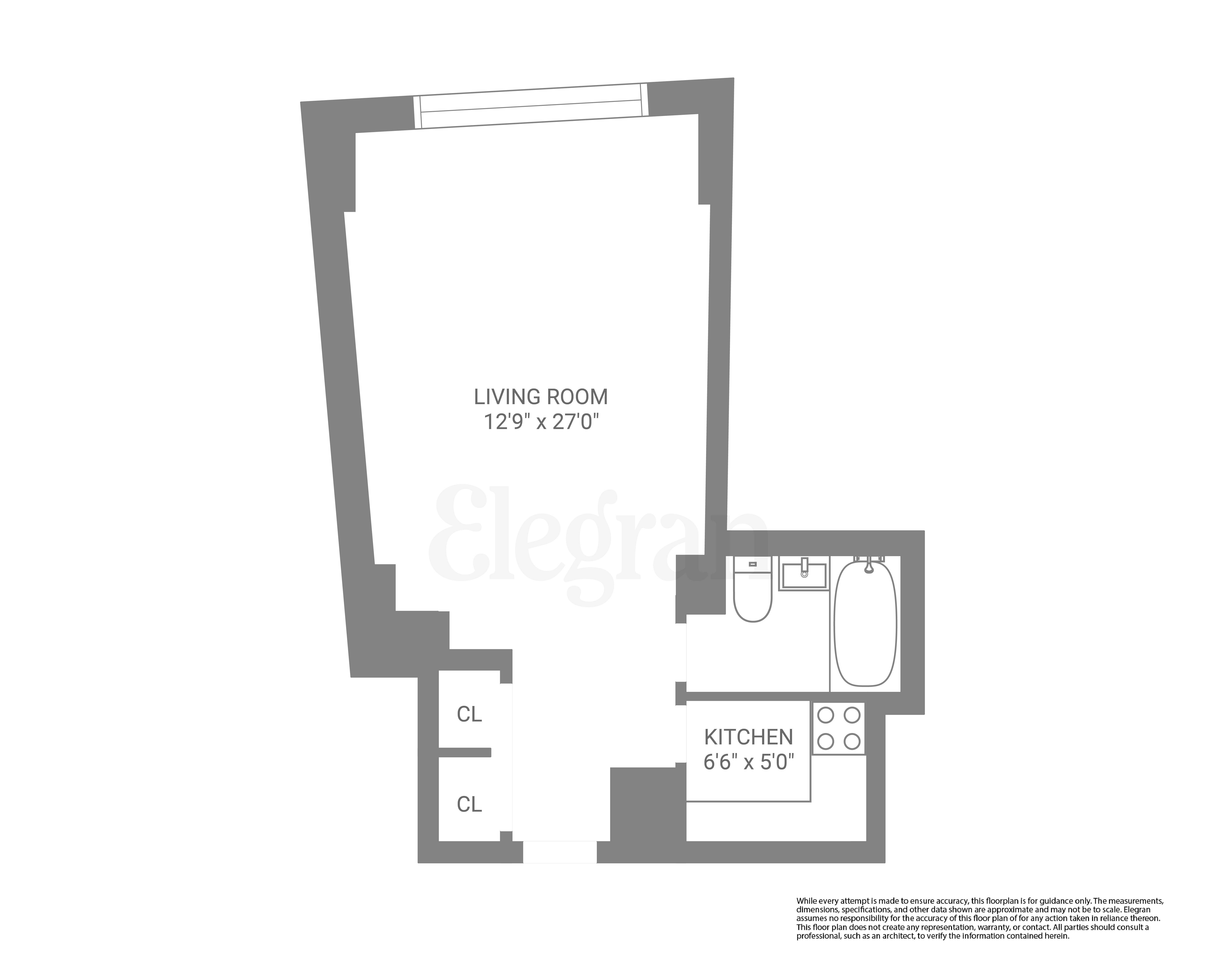 Floorplan for 225 East 36th Street, 3-C