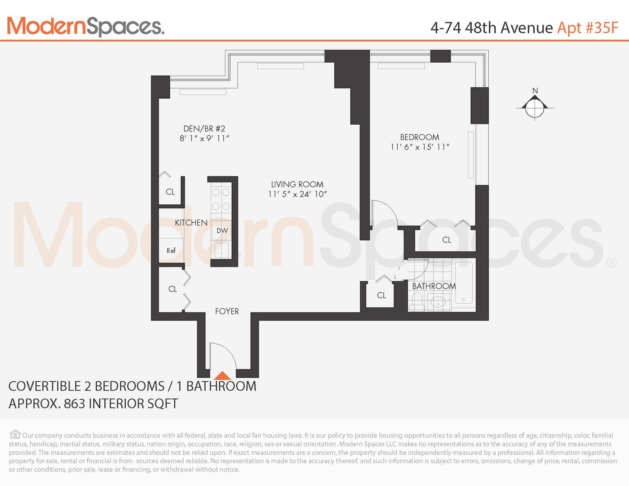 Floorplan for 4-74 48th Avenue, 35-F