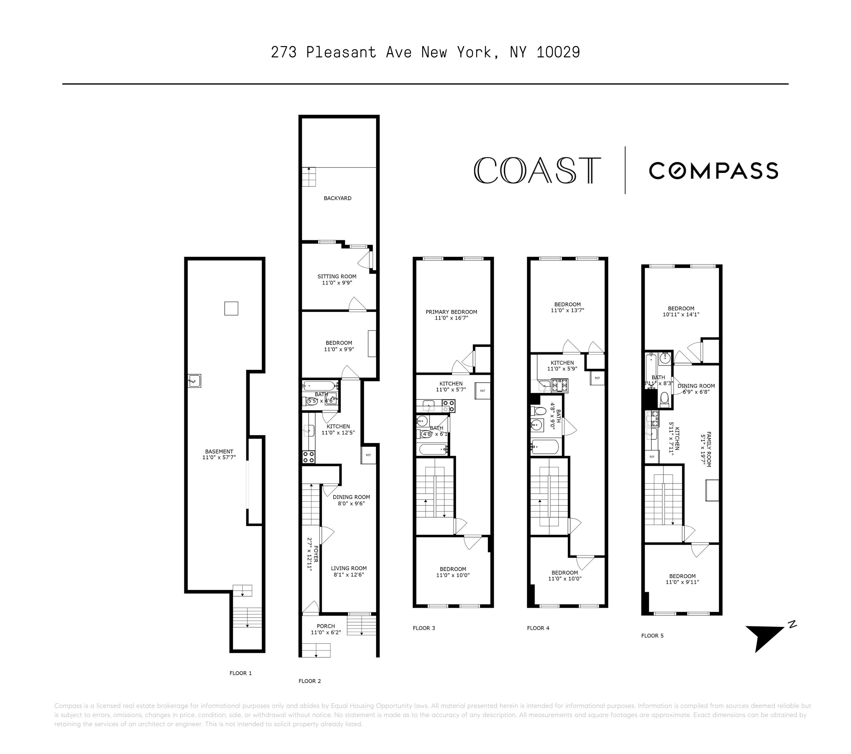 Floorplan for 273 Pleasant Avenue