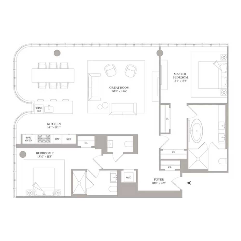 Floorplan for 565 Broome Street, N10C