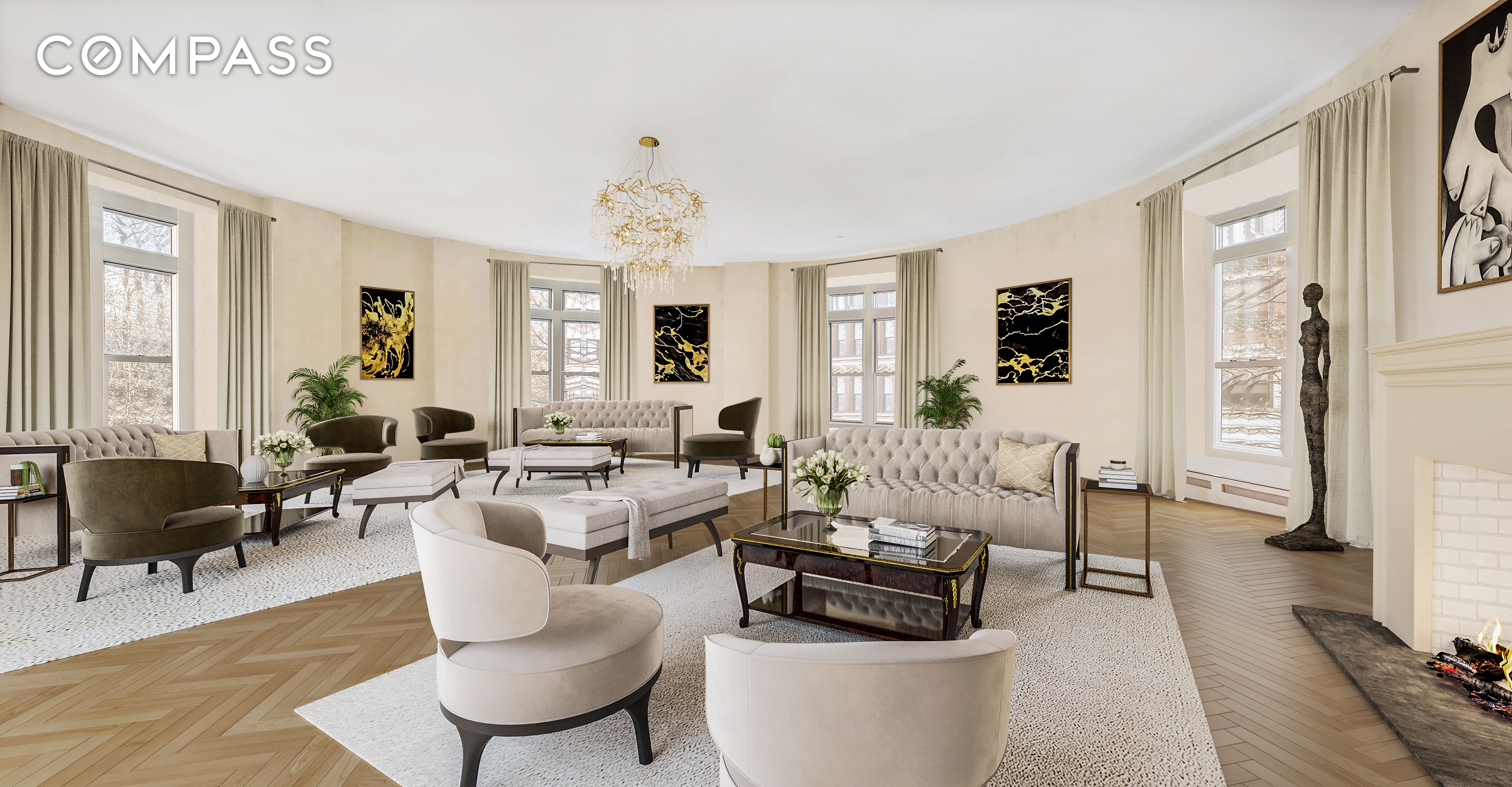 455 Central Park 11, Upper West Side, Upper West Side, NYC - 4 Bedrooms  
4 Bathrooms  
7 Rooms - 