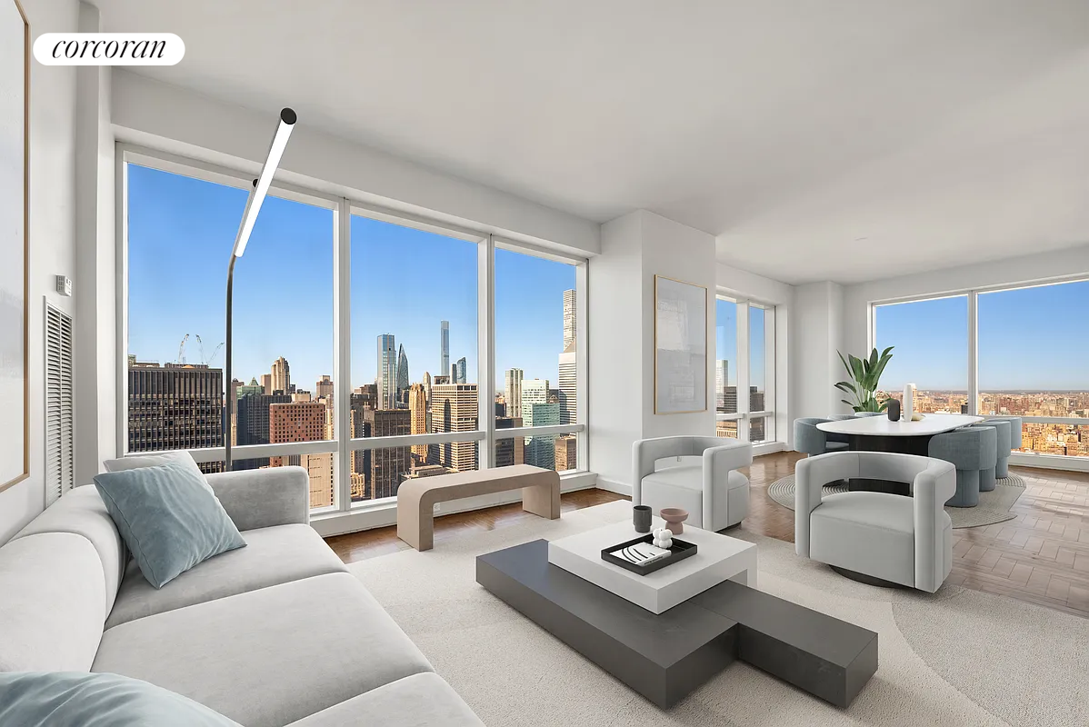 845 United Nations Plaza 49E, Turtle Bay, Midtown East, NYC - 2 Bedrooms  
3 Bathrooms  
7 Rooms - 