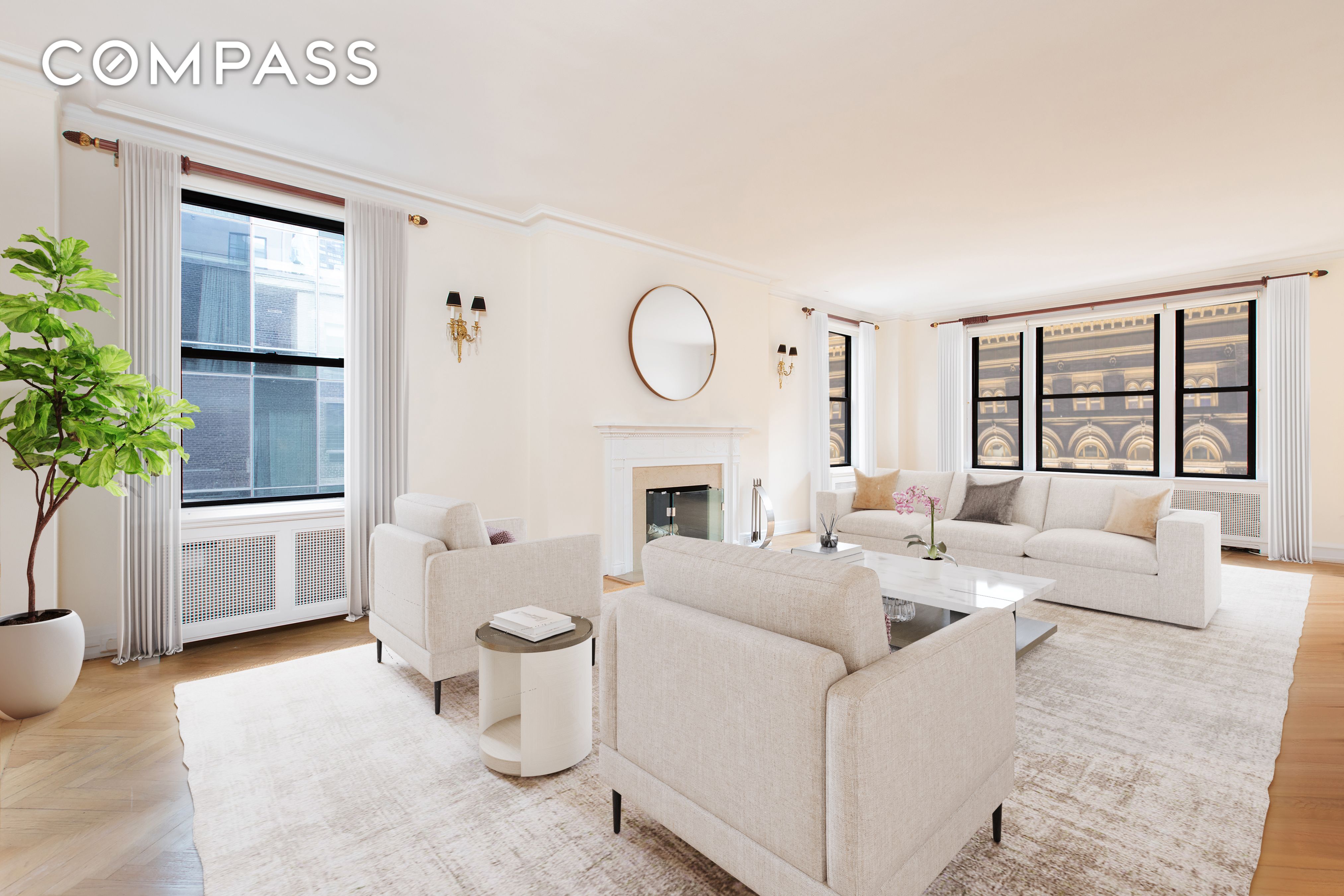 171 West 57th Street 11C, Midtown Central, Midtown East, NYC - 3 Bedrooms  
3 Bathrooms  
6 Rooms - 