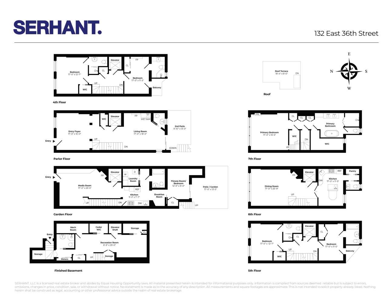 Floorplan for 132 East 36th Street