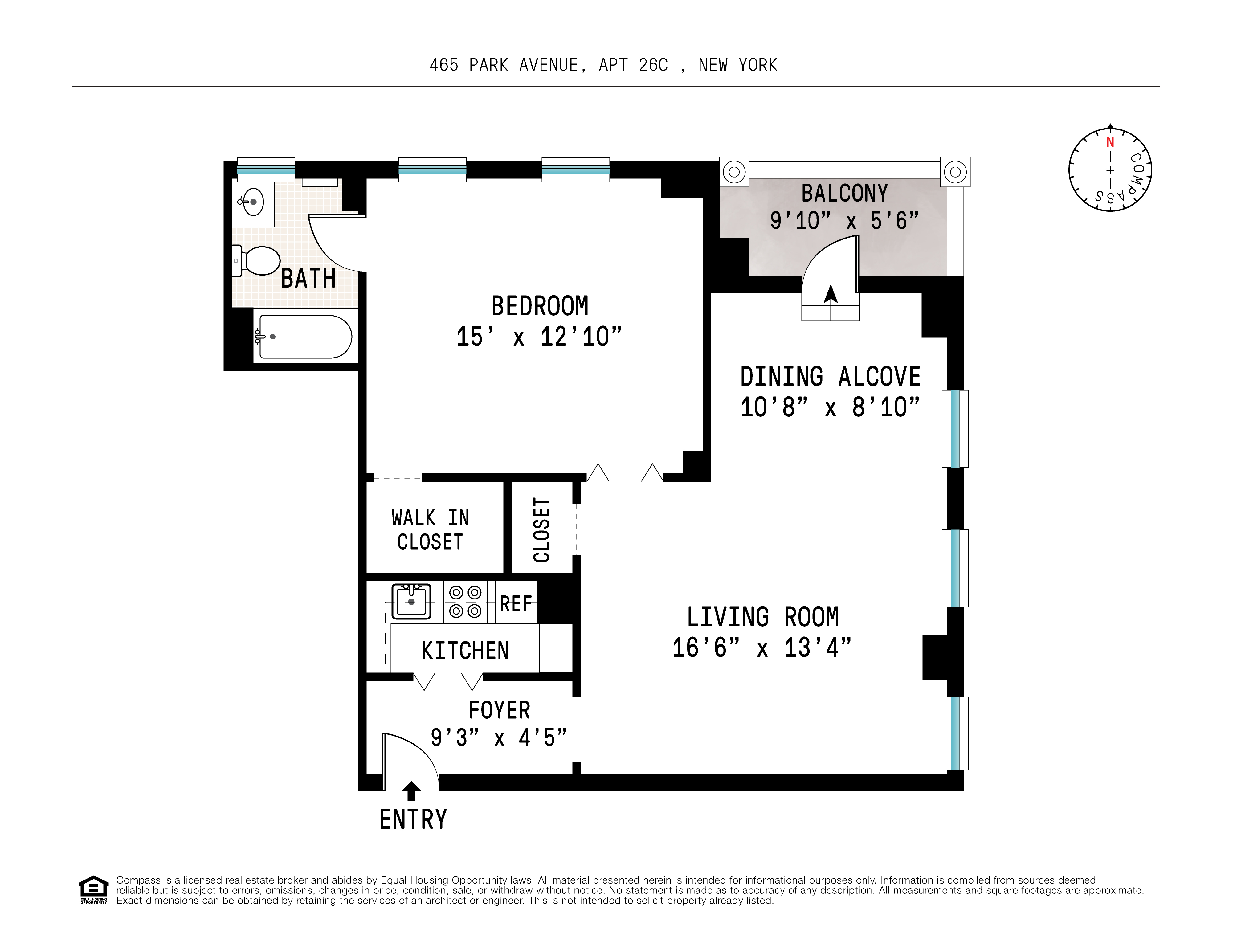 Floorplan for 465 Park Avenue, 26C