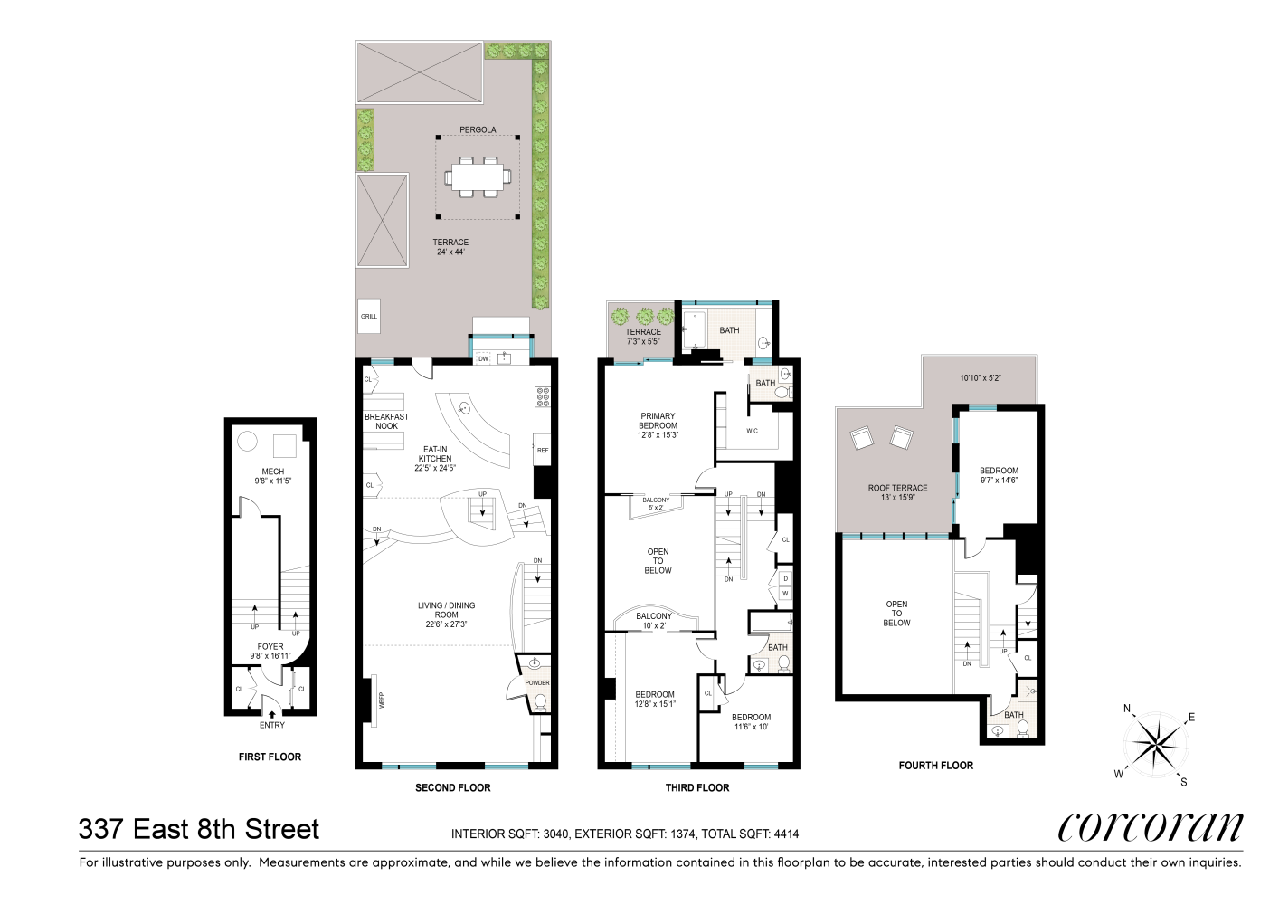 Floorplan for 337 East 8th Street