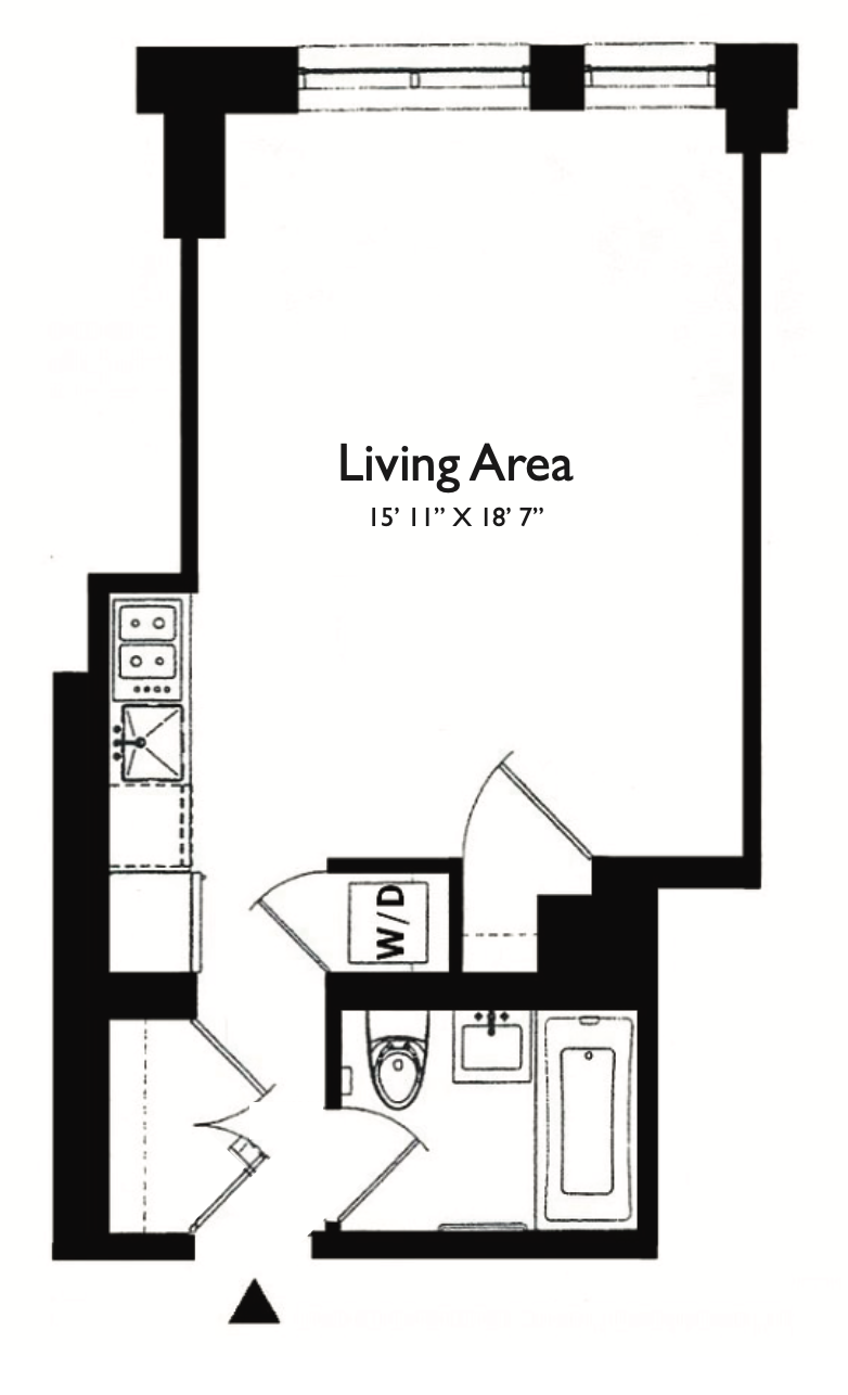 Floorplan for 210 Lafayette Street, 7E