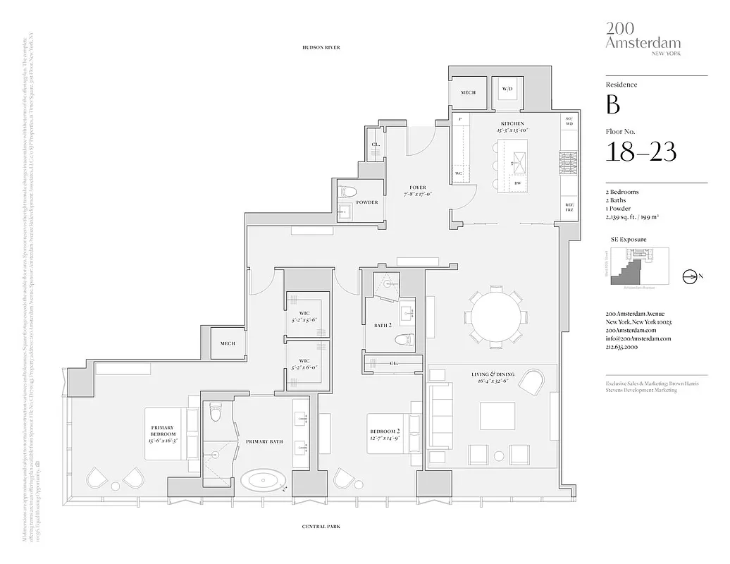 Floorplan for 200 Amsterdam Avenue, 20B