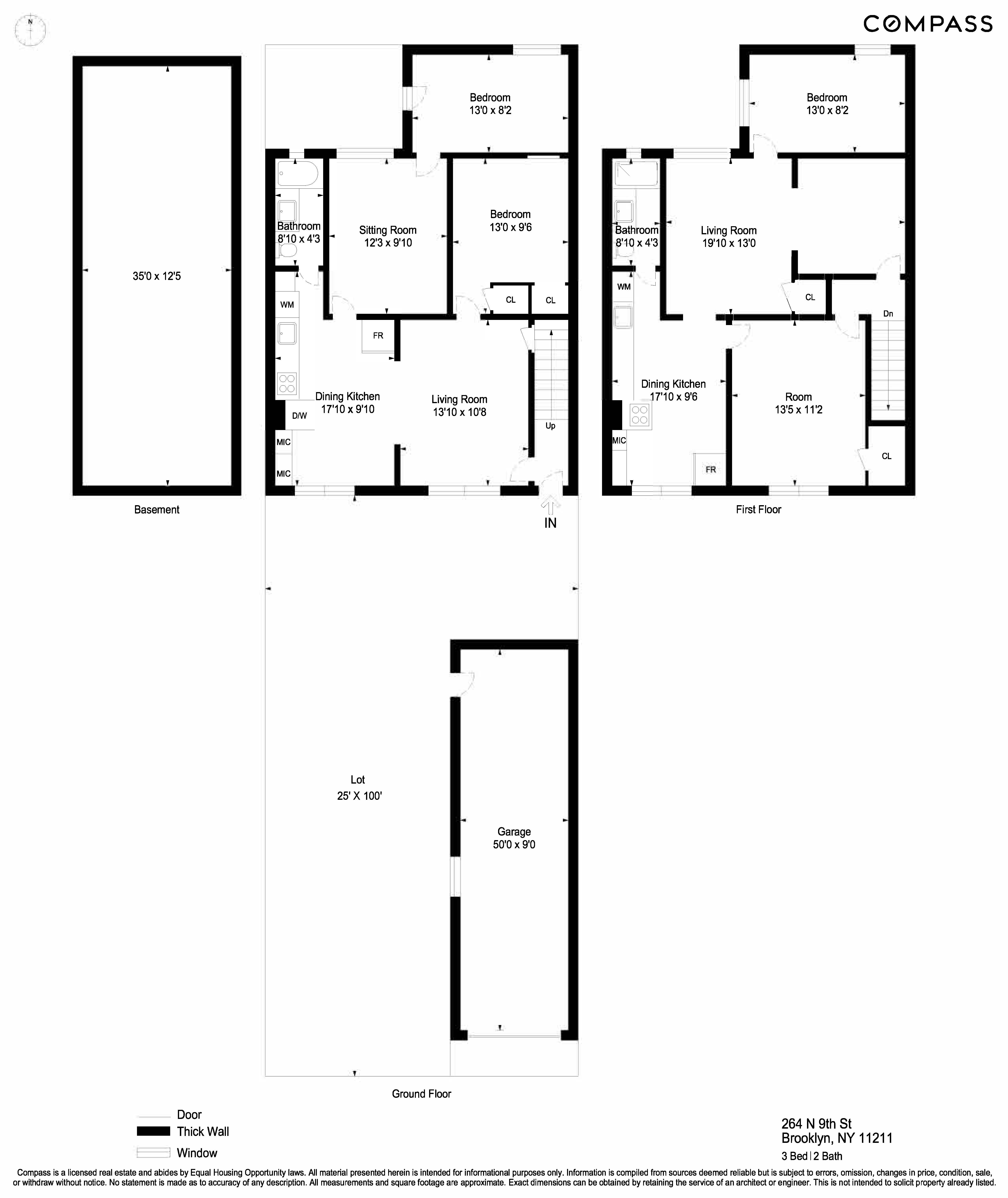 Floorplan for 264 North 9th Street