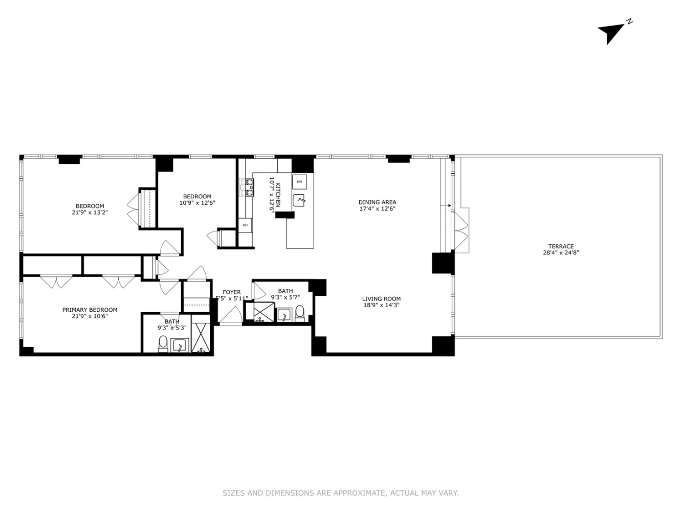 Floorplan for 45 West 67th Street, 9GH