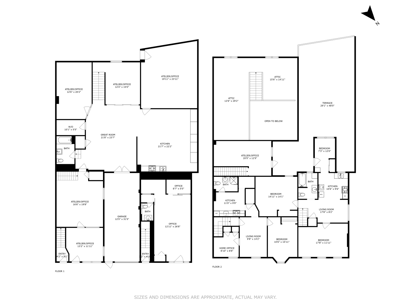 Floorplan for 210 24th Street