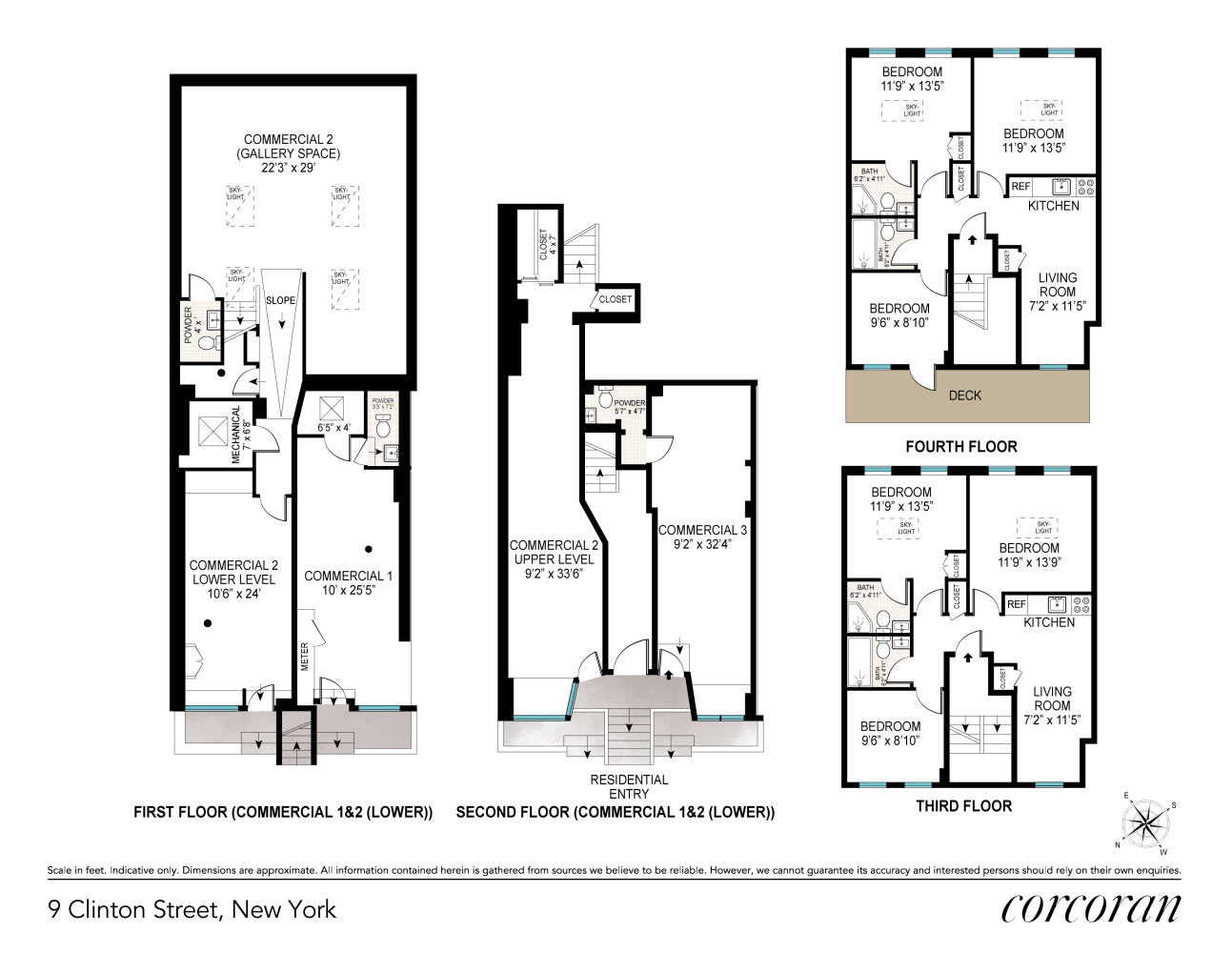 Floorplan for 9 Clinton Street