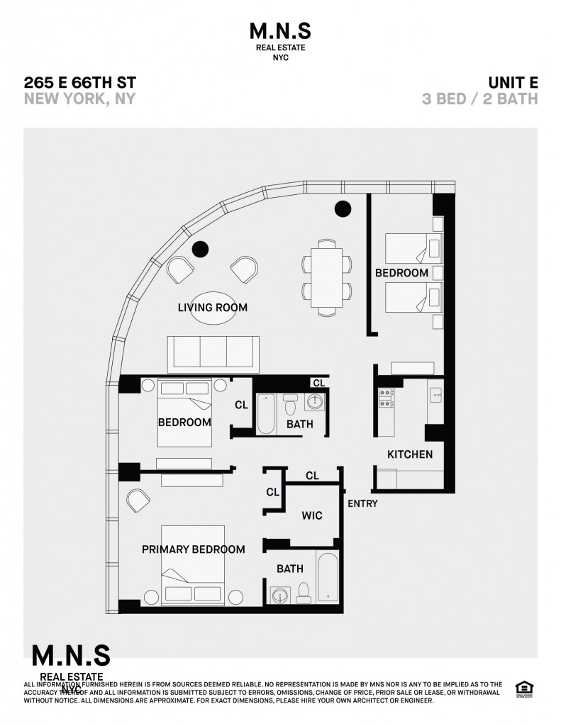 Floorplan for 265 East 66th Street, 41-E