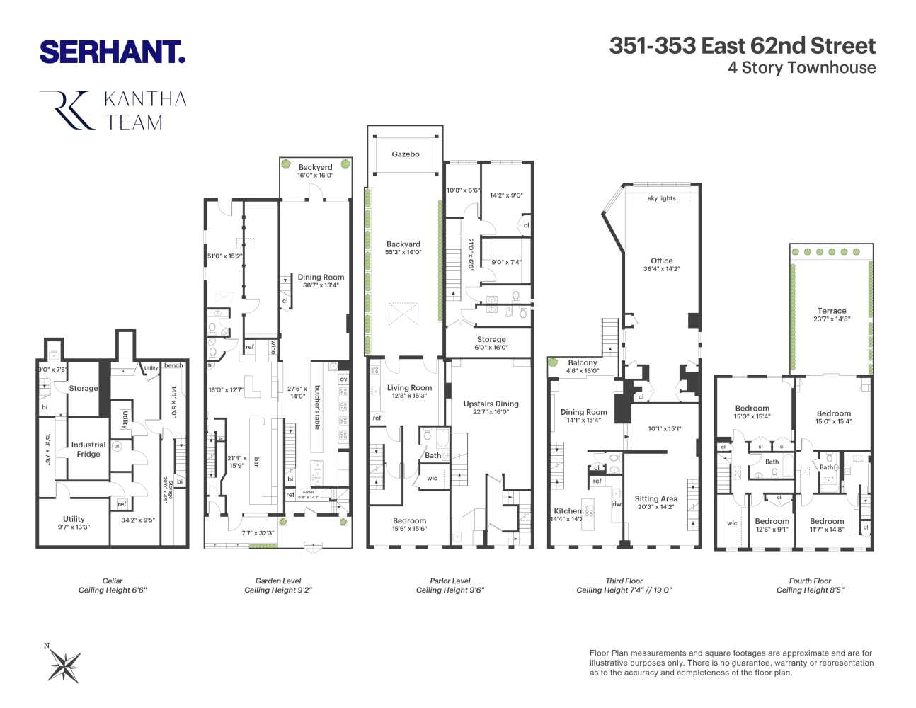 Floorplan for East 62nd Street