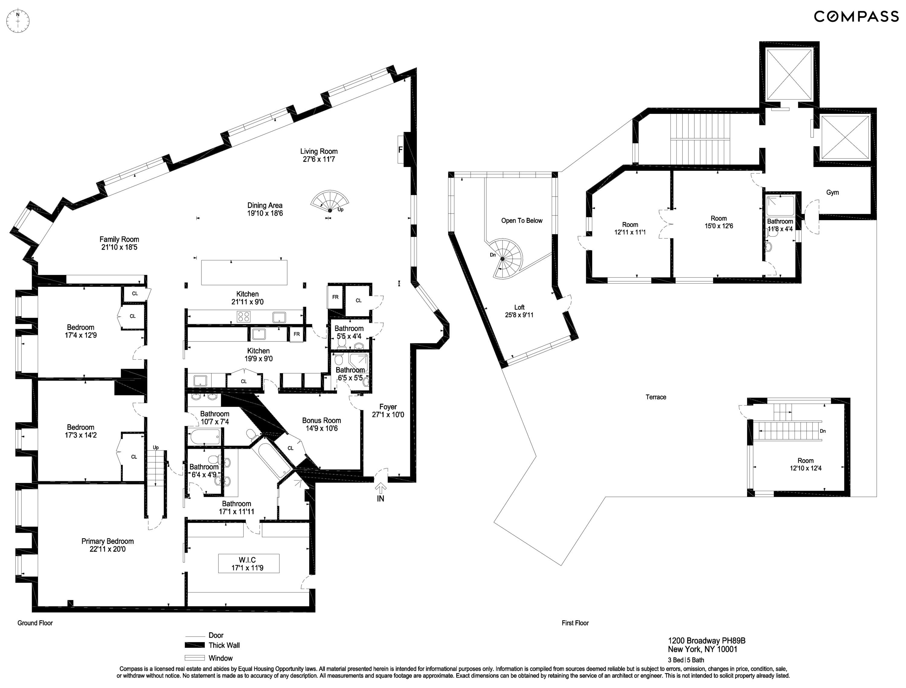 Floorplan for 1200 Broadway, PH89