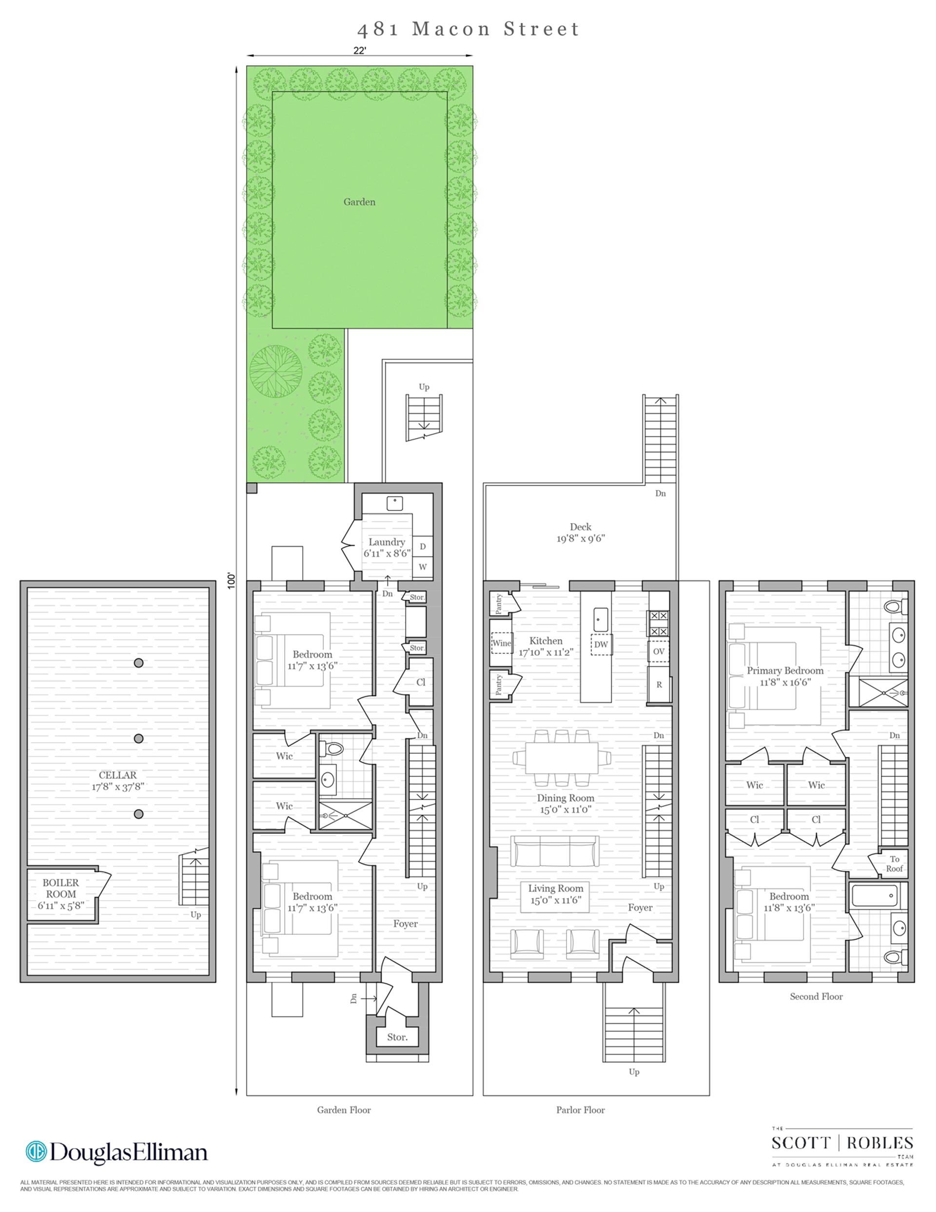 Floorplan for 481 Macon Street