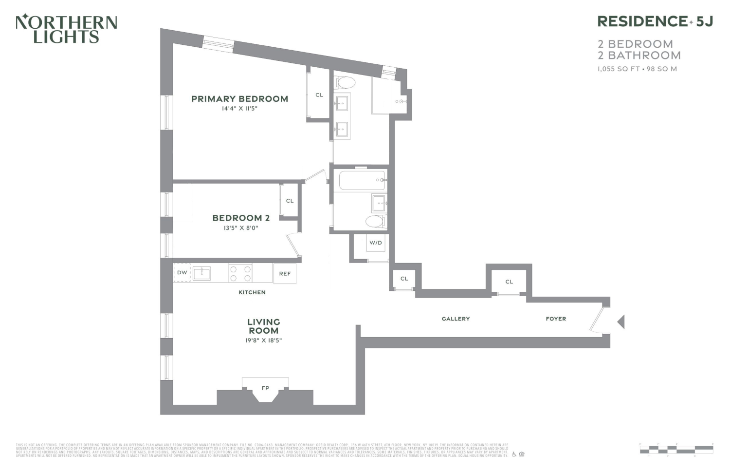 Floorplan for 148-09 Northern Bouleva, 5J