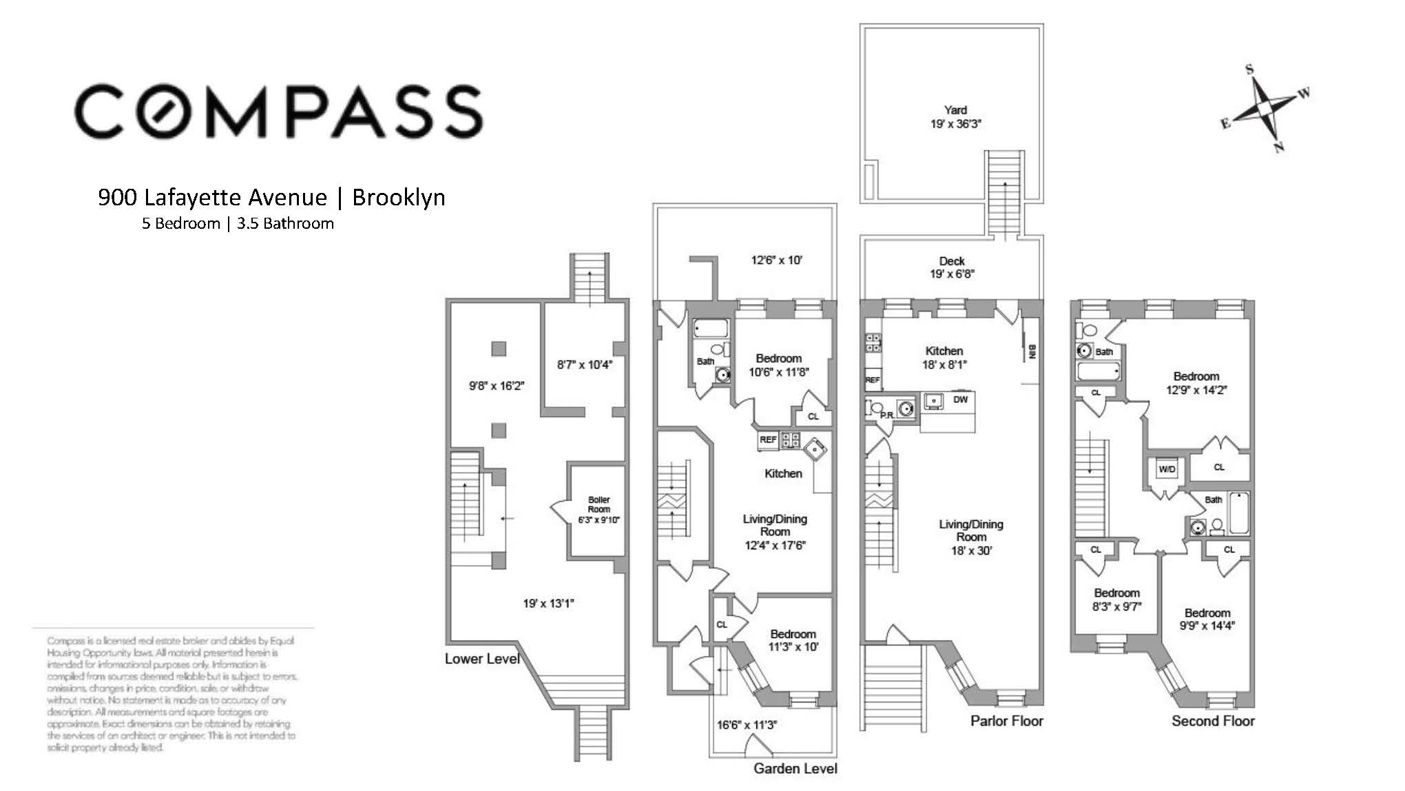 Floorplan for 900 Lafayette Avenue