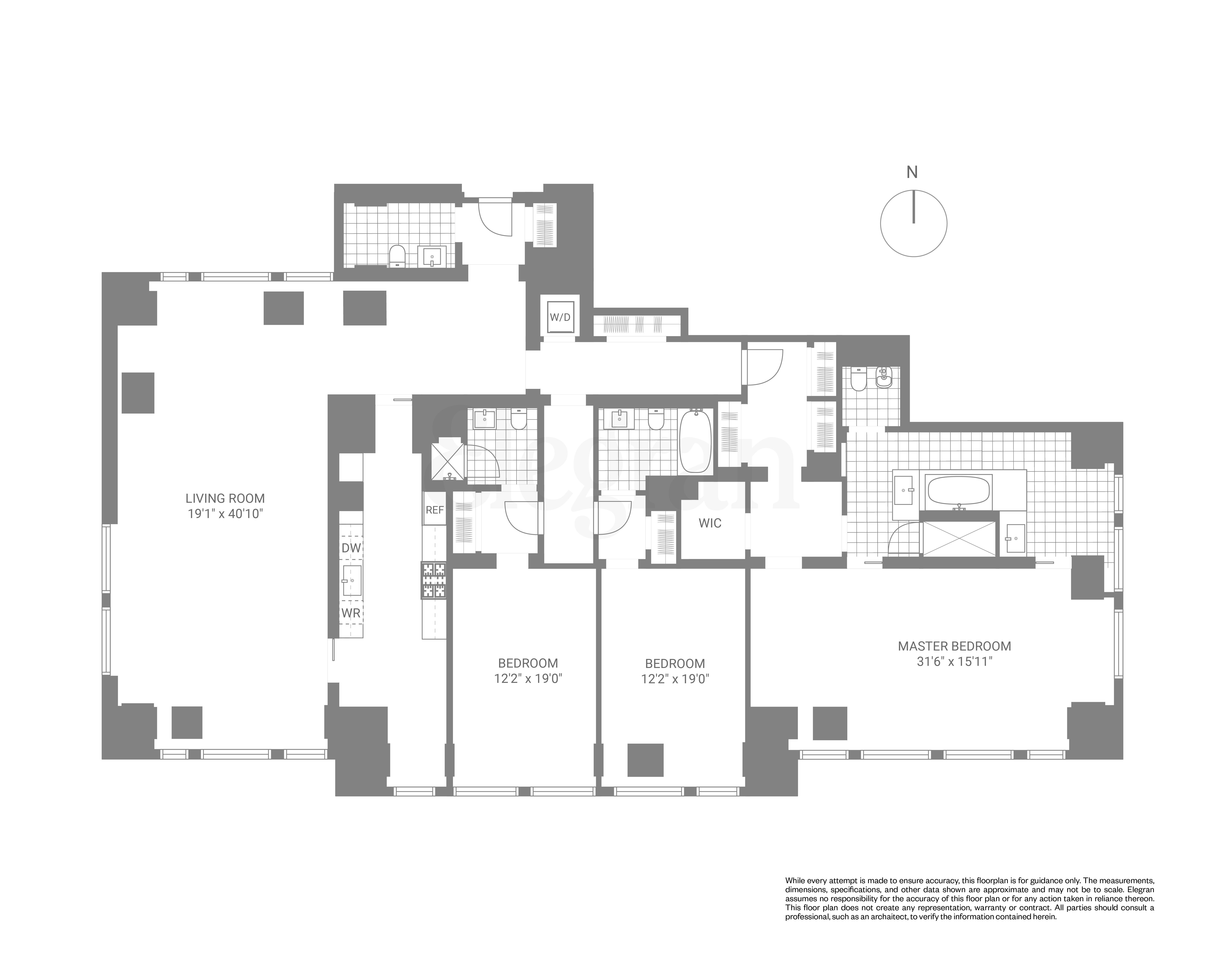 Floorplan for 53 West 53rd Street, 51-B