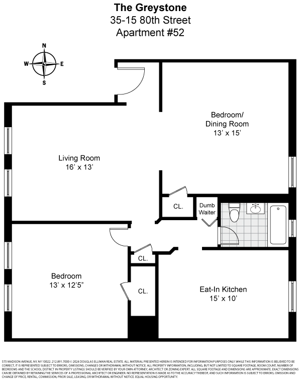 Floorplan for 35-15 80th Street, 52